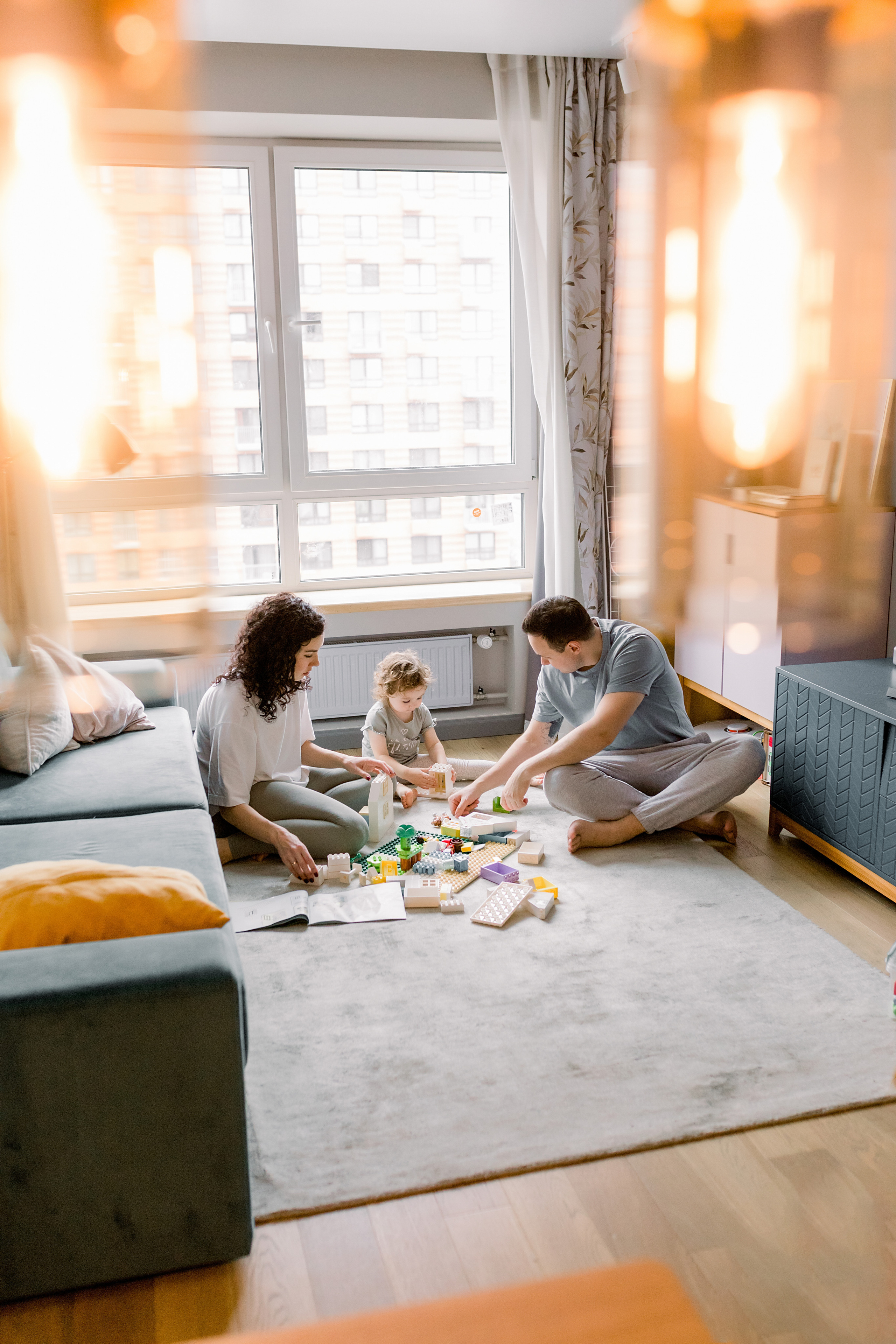 Семейная фотосессия Лизы, Максима и малышки Милы. Лена Крутова. Фотограф в Москве