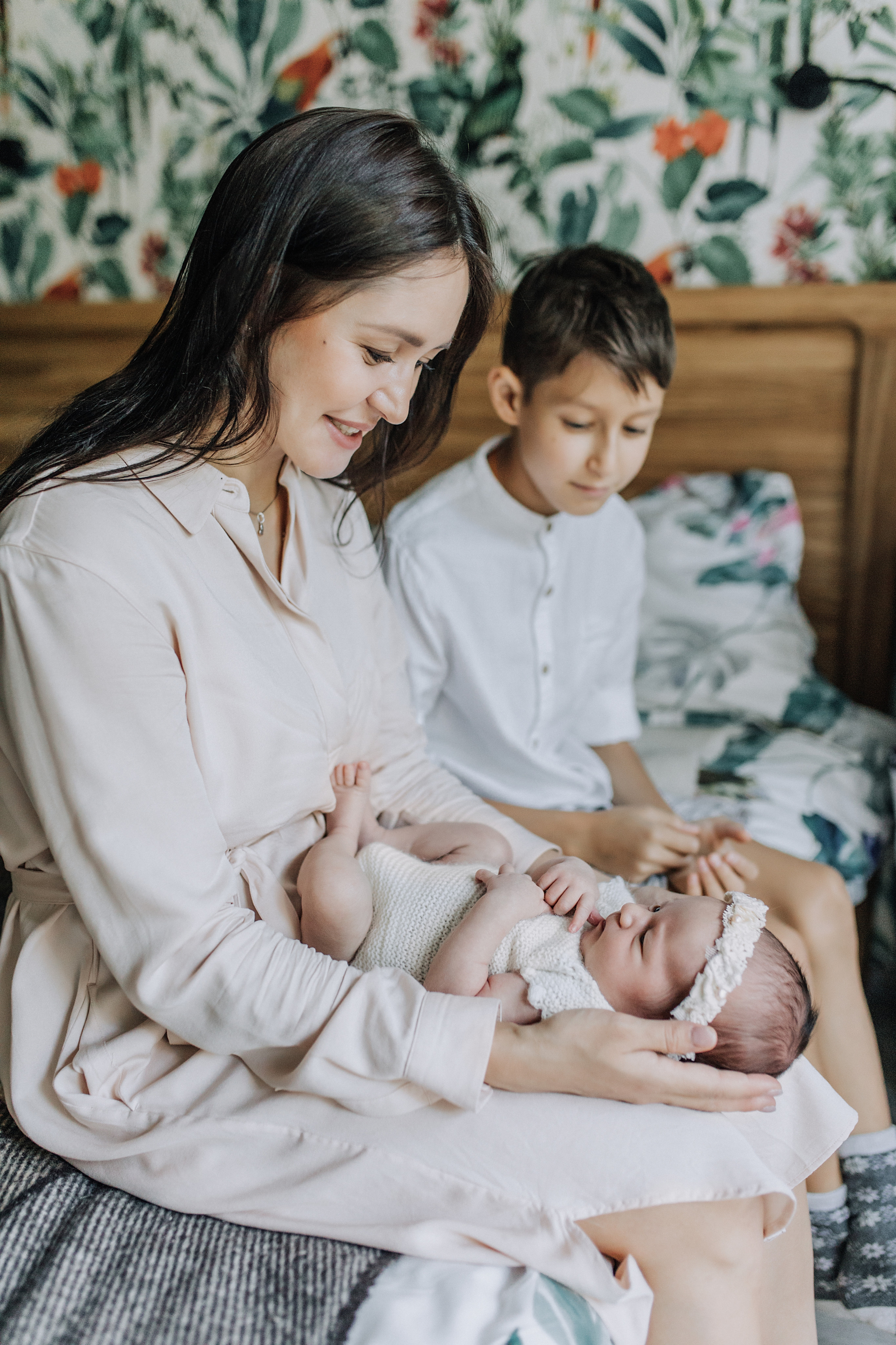 Семейная фотосессия с новорожденным. Лена Крутова. Фотограф в Москве