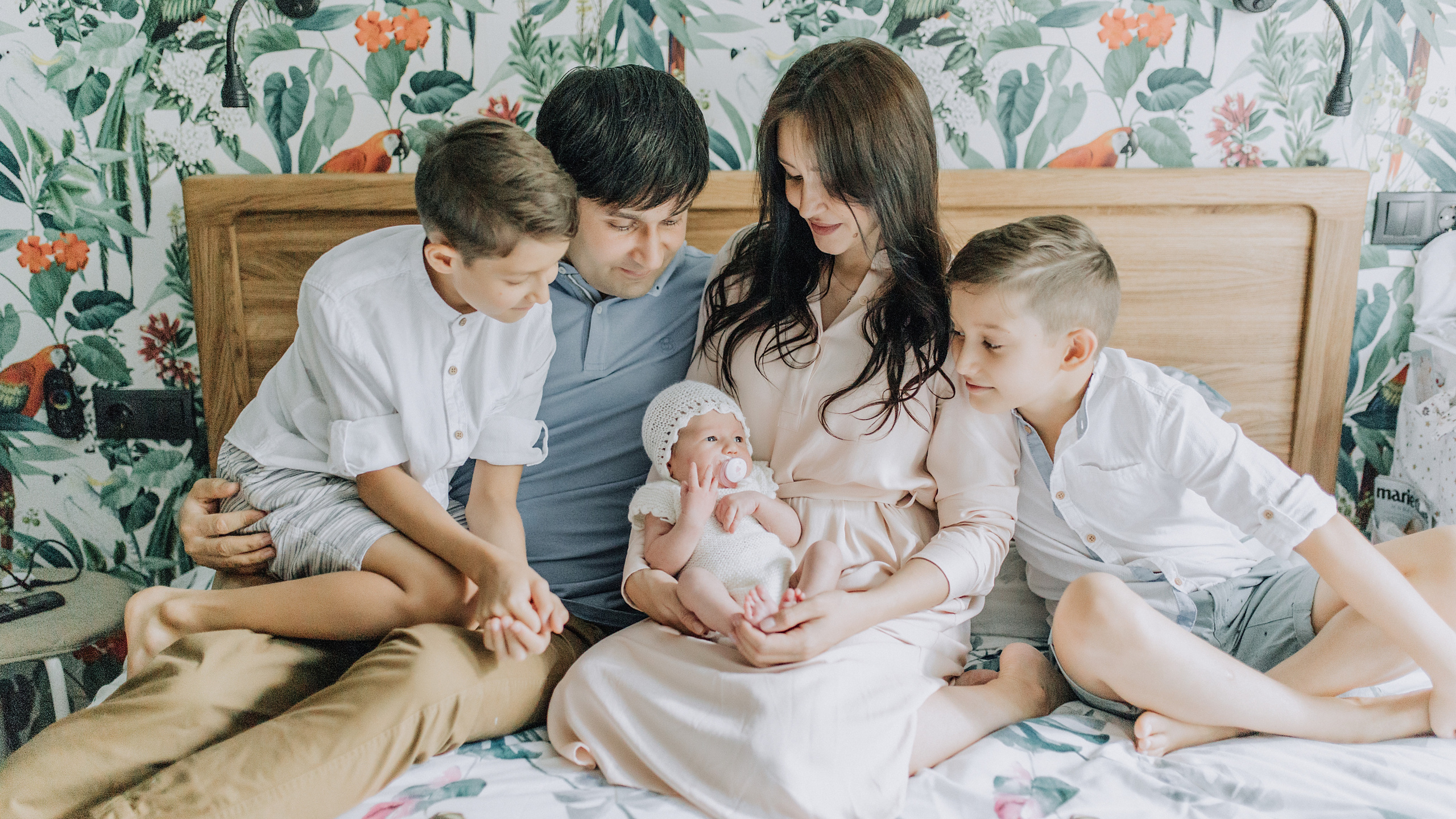 Семейная фотосессия с новорожденным. Лена Крутова. Фотограф в Москве