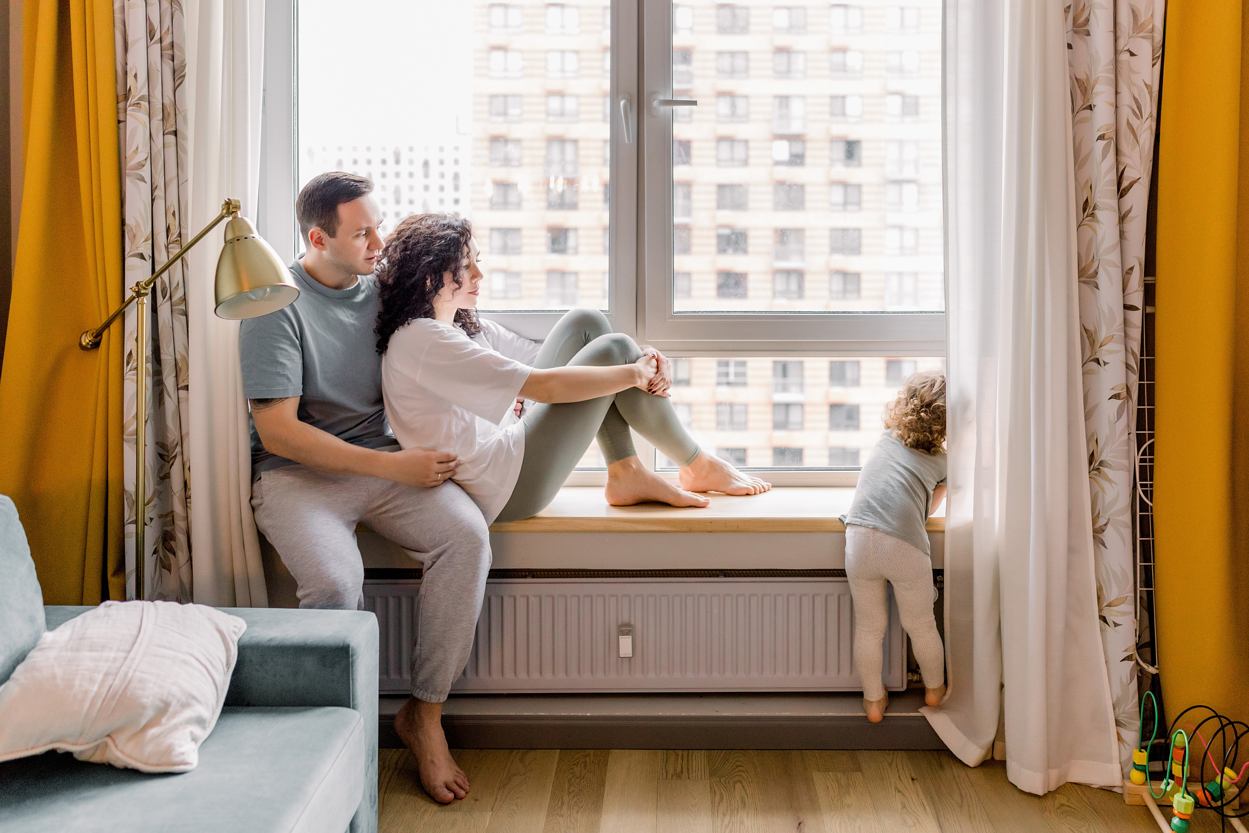 Семейная фотосессия Лизы, Максима и малышки Милы. Лена Крутова. Фотограф в Москве