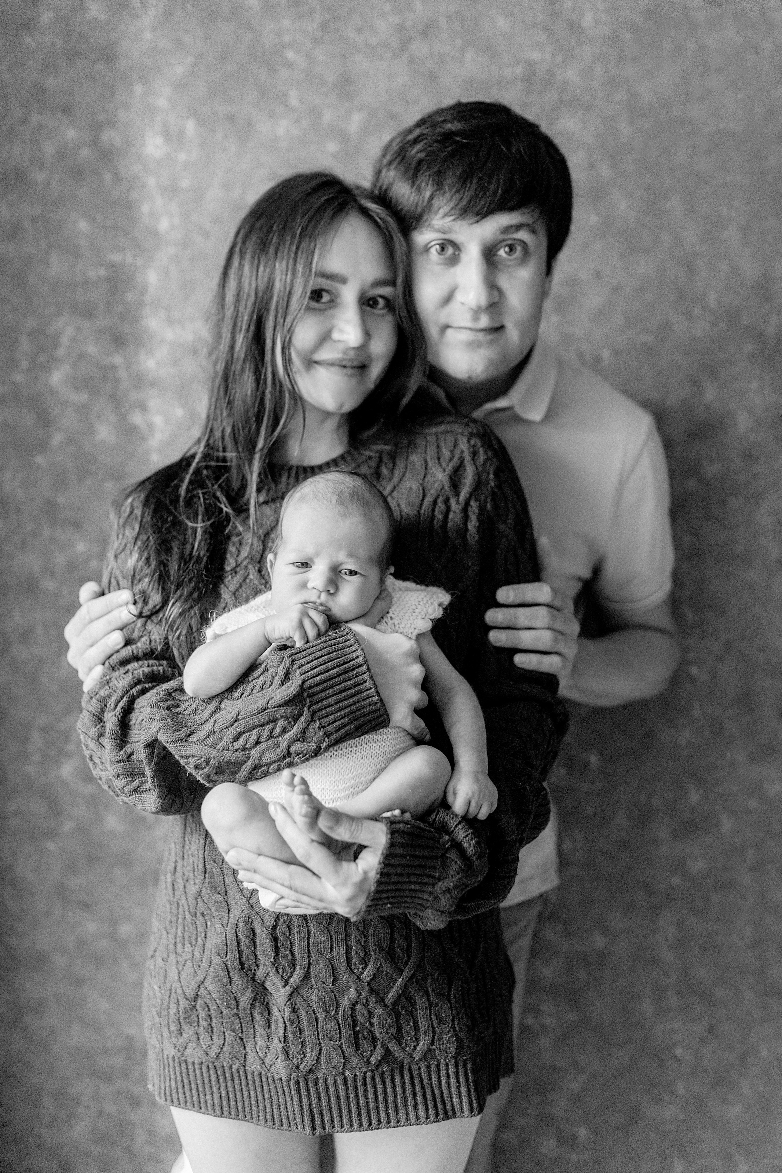 Семейная фотосессия с новорожденным. Лена Крутова. Фотограф в Москве