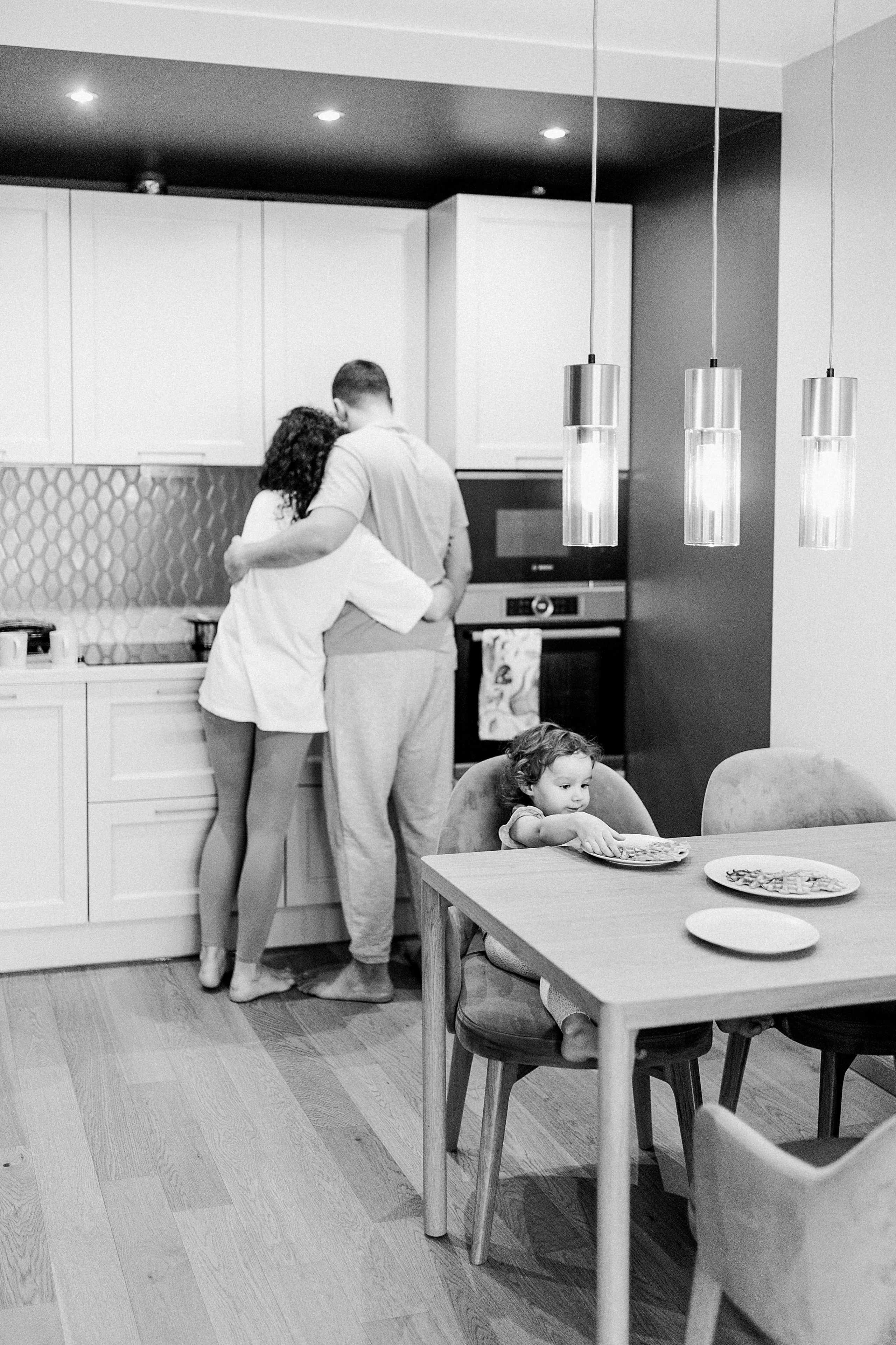 Семейная фотосессия Лизы, Максима и малышки Милы. Лена Крутова. Фотограф в Москве