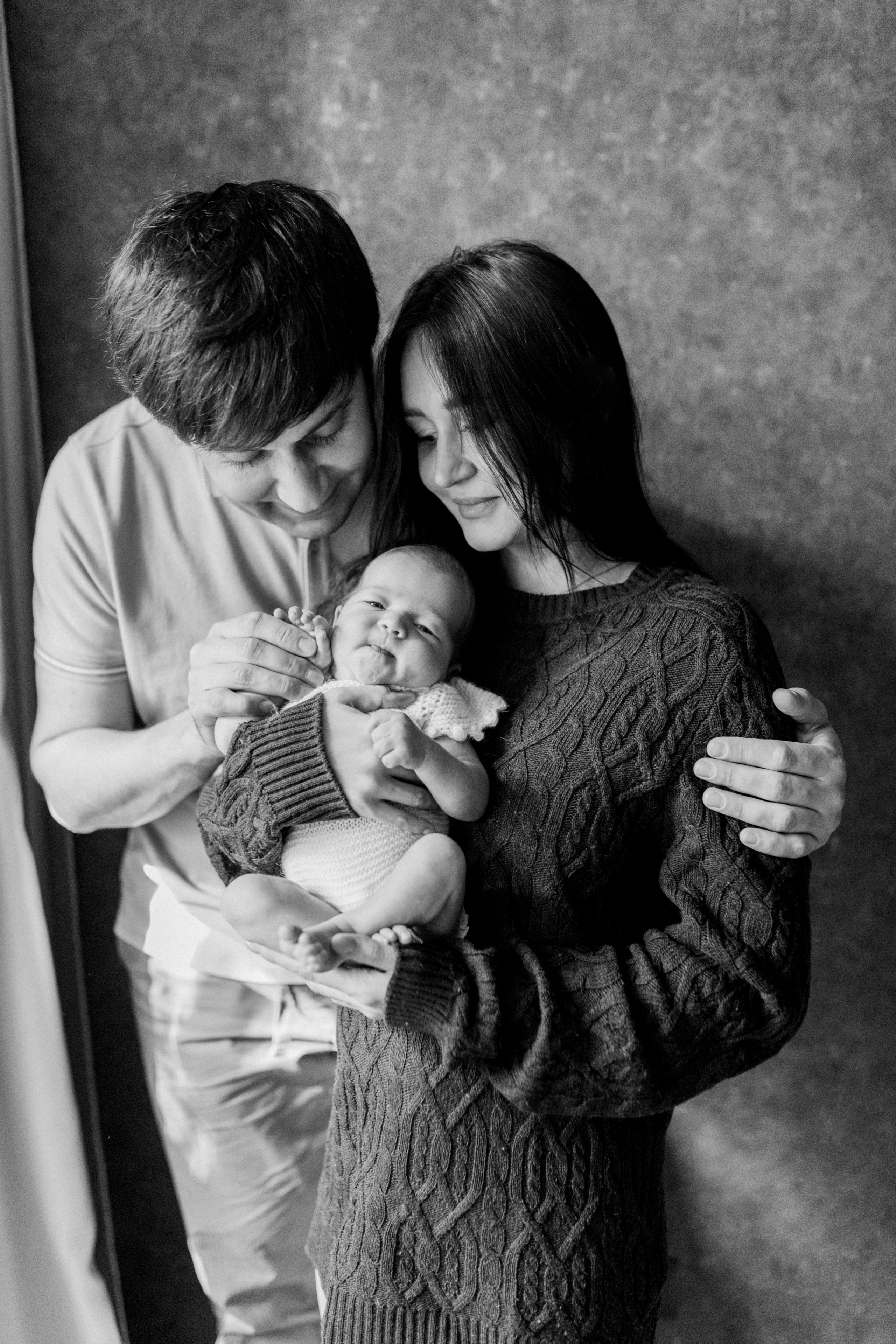 Семейная фотосессия с новорожденным. Лена Крутова. Фотограф в Москве