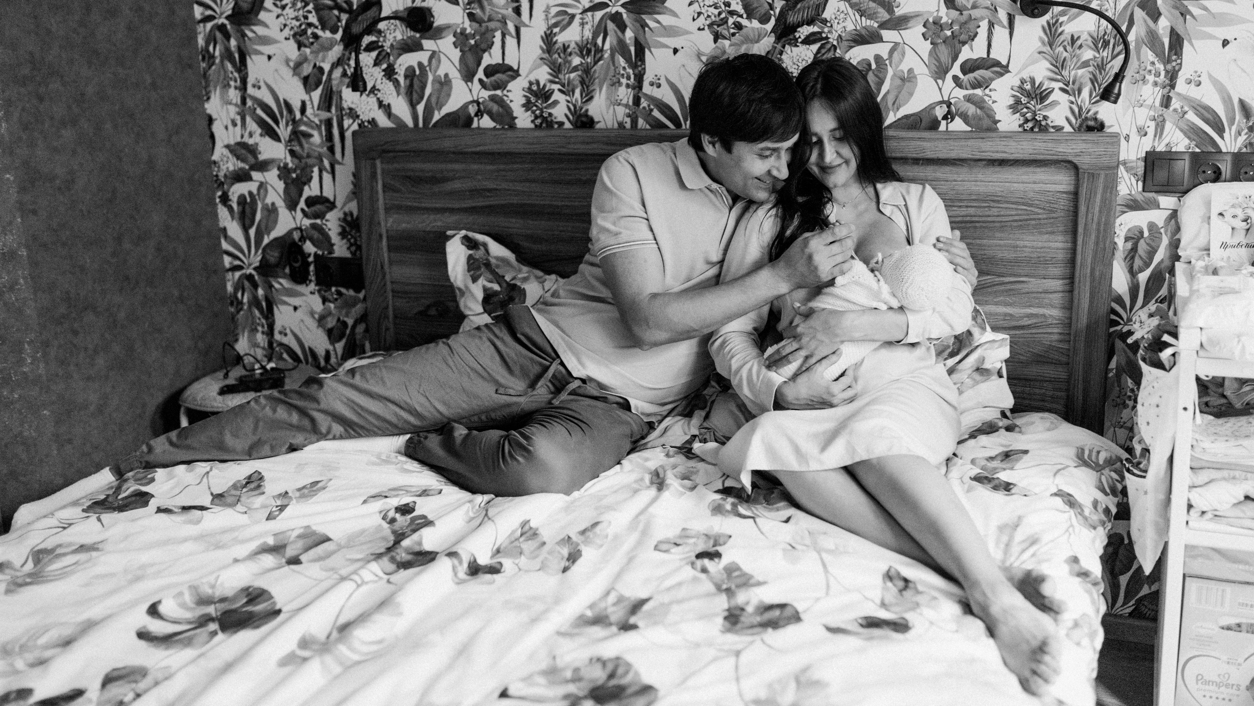 Семейная фотосессия с новорожденным. Лена Крутова. Фотограф в Москве