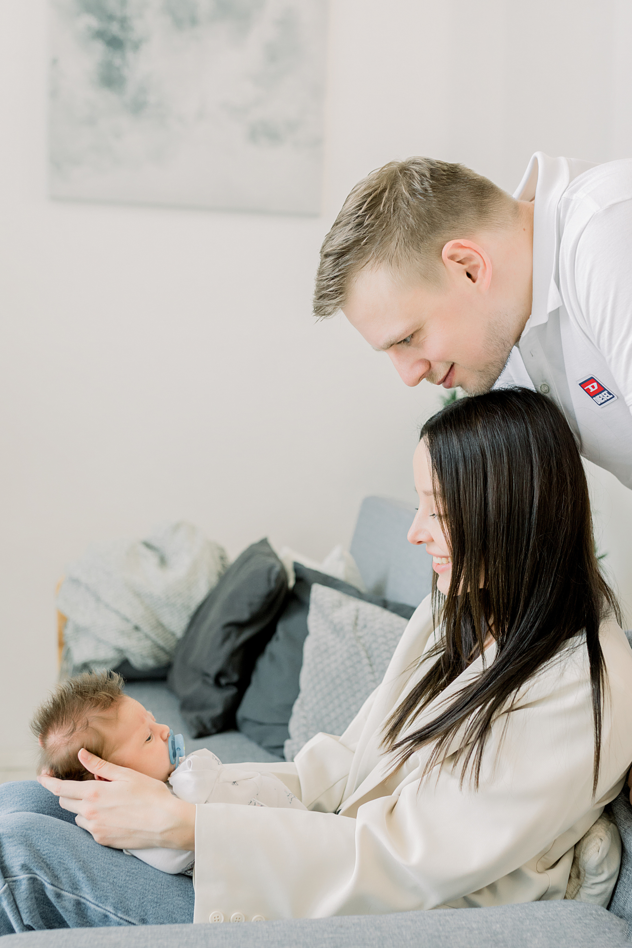 Фотосессия новорожденного lifestyle. Лена Крутова. Фотограф в Москве