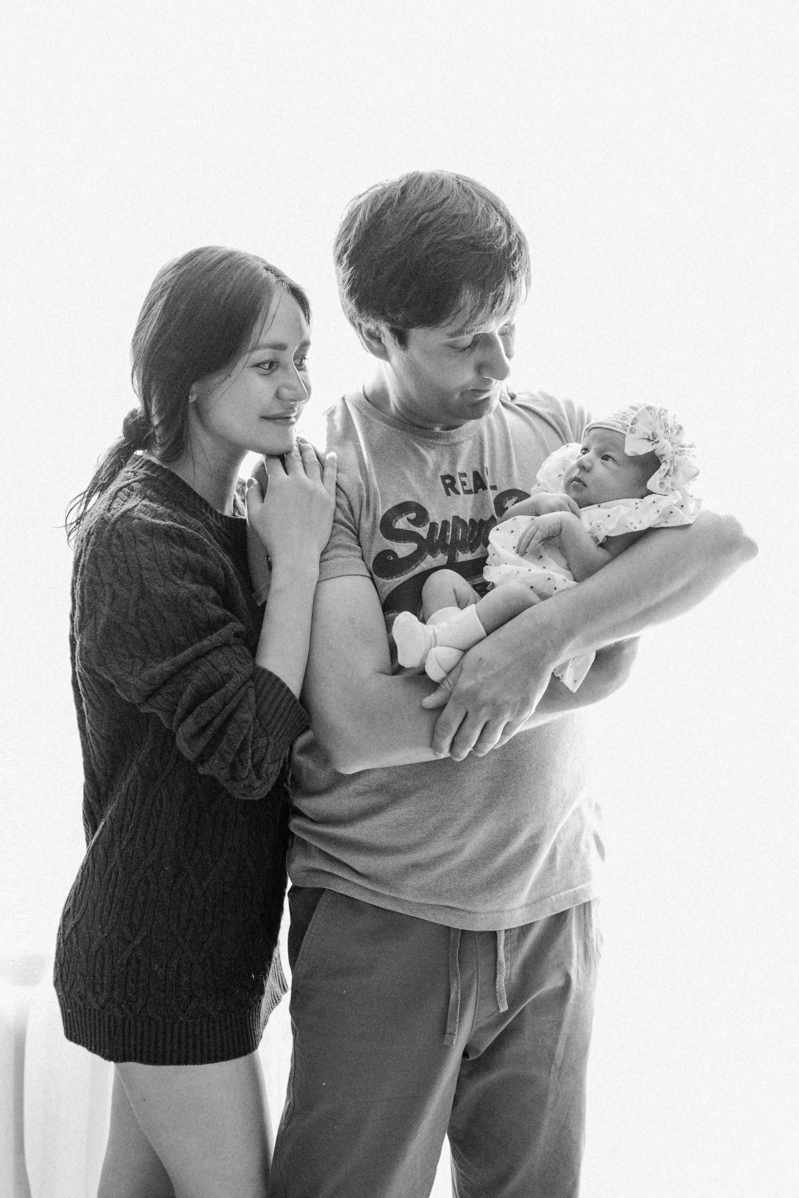 Семейная фотосессия с новорожденным. Лена Крутова. Фотограф в Москве