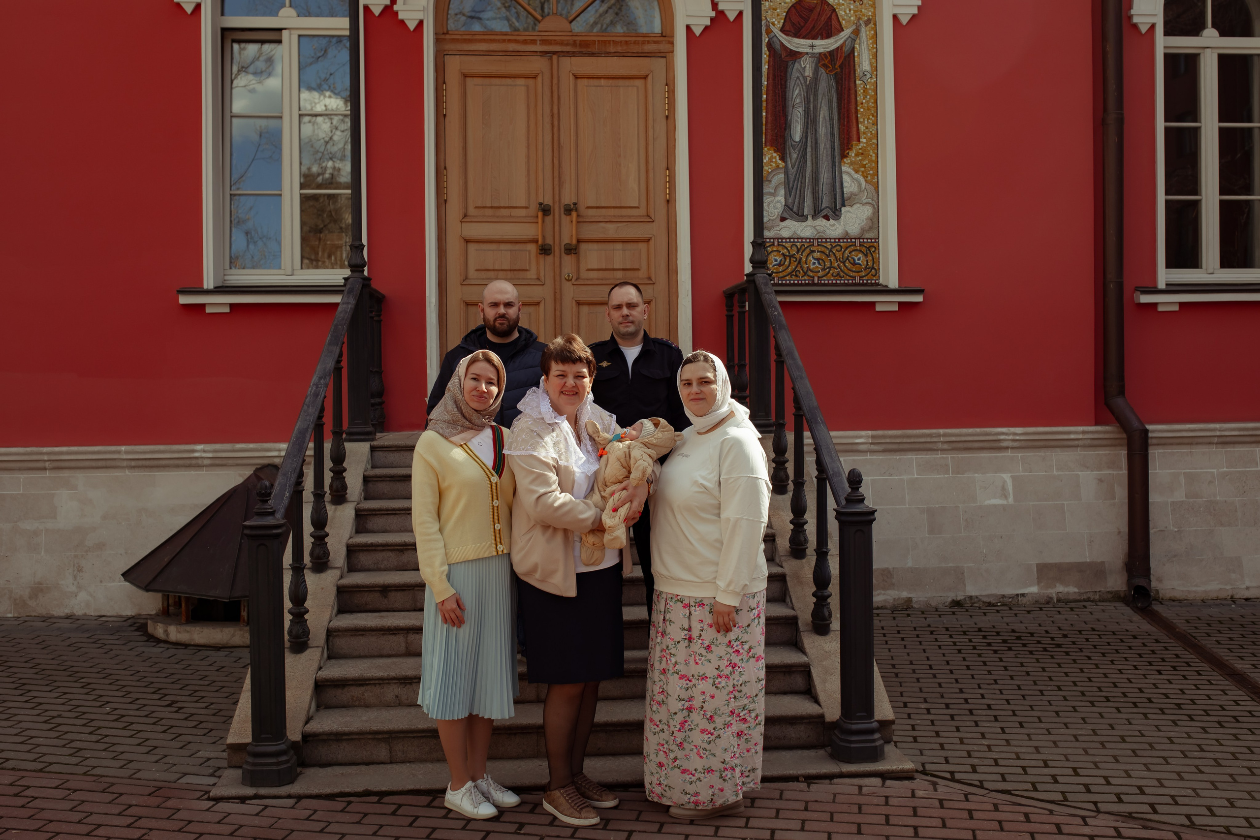 Крещение в светлом Храме. Семейный и детский фотограф в Москве Дорогова Екатерина
