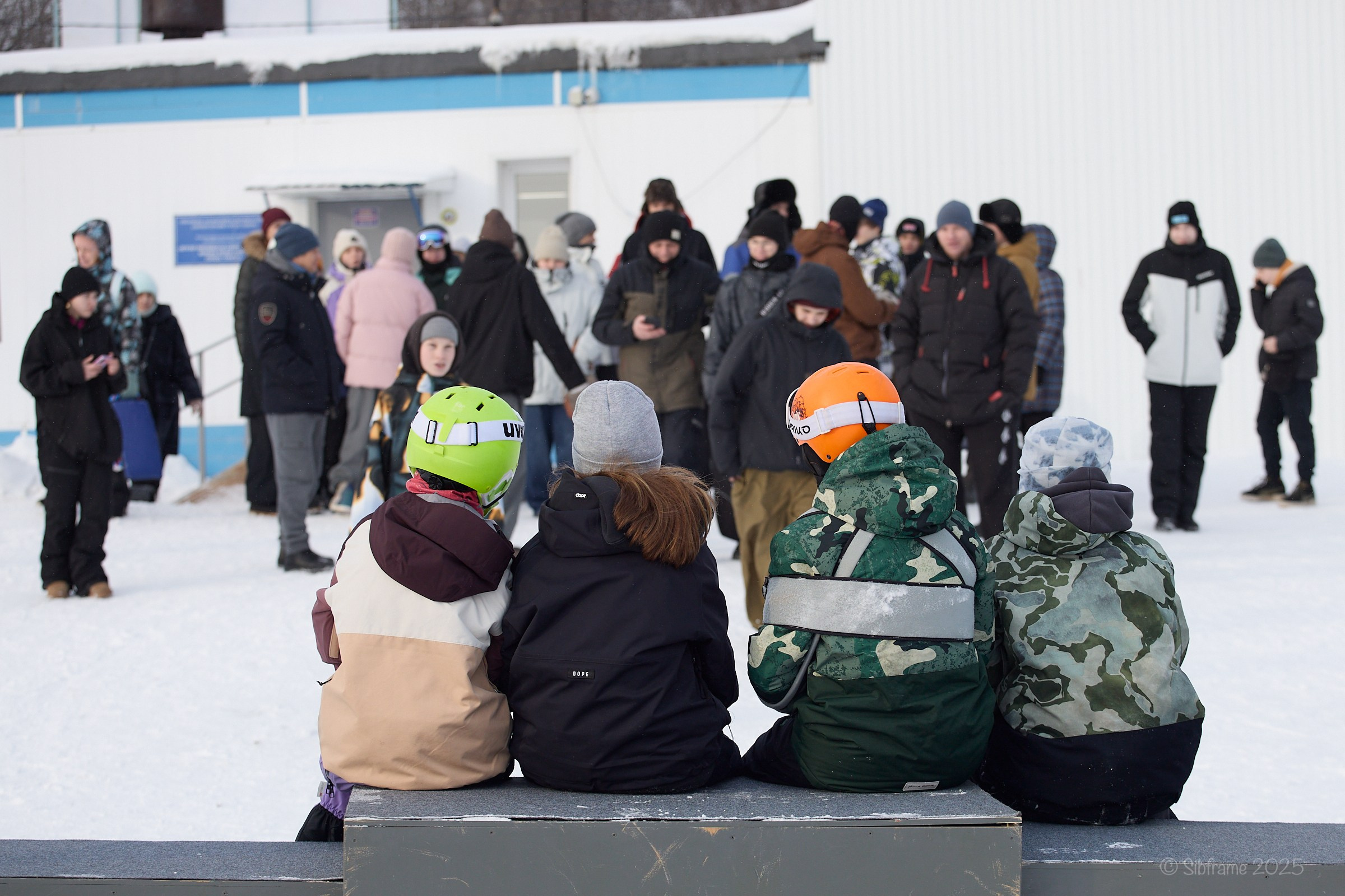 Всероссийские соревнованиях по сноуборду в дисциплине Биг-эйр в Томске. Коммерческий фотограф для бизнеса в Томске Дмитрий Ельчанинов