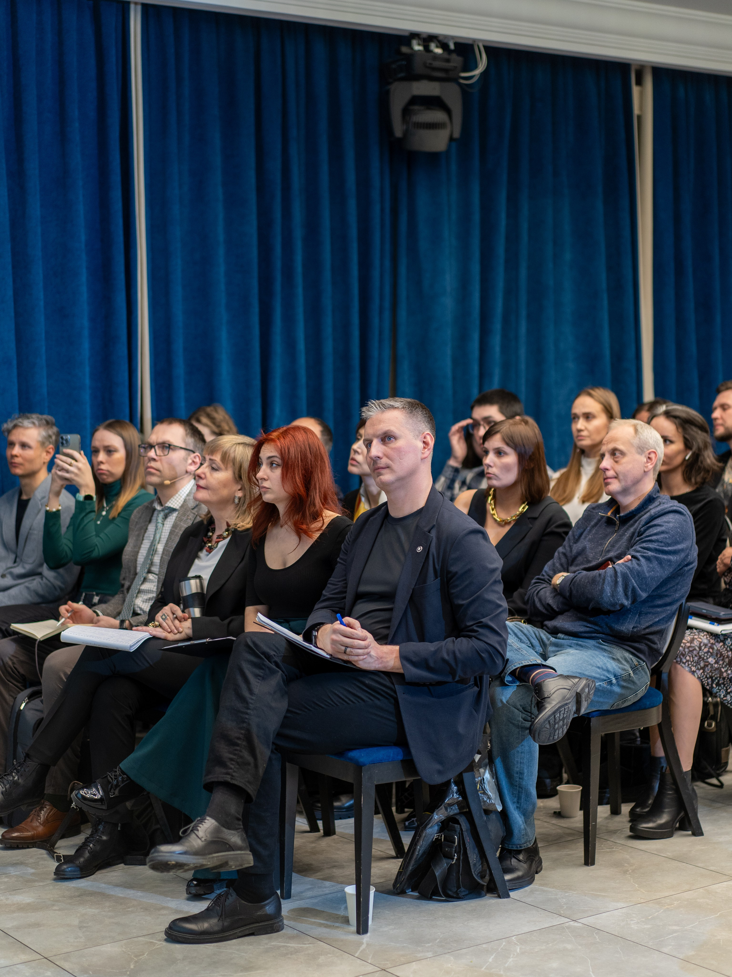 Съёмка конференции. Фотограф Елизавета Потешкина