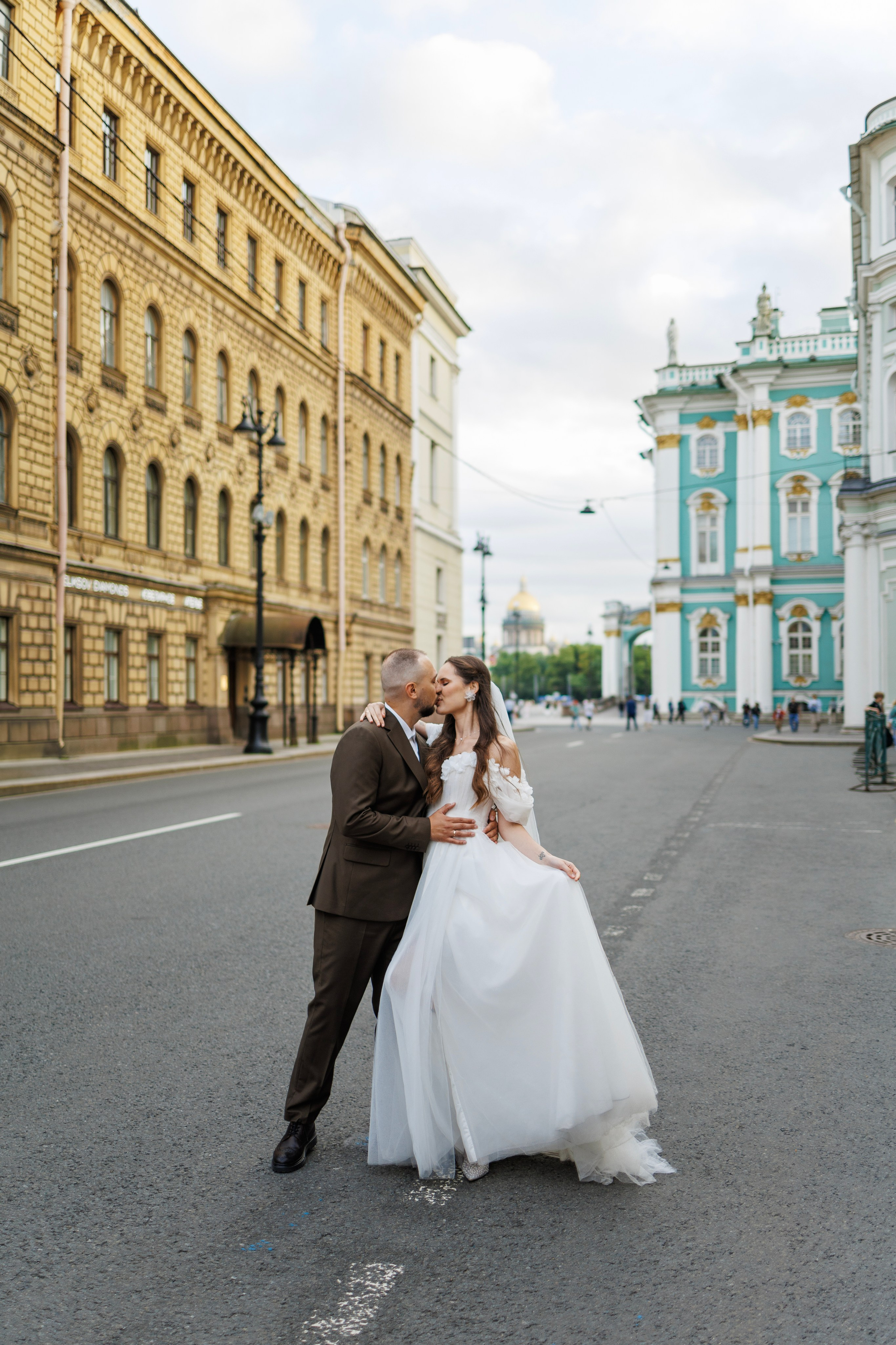 Руслан и Виолетта — Исаакий, Зимняя канавка. Боженова Елена фотограф Санкт-Петербург