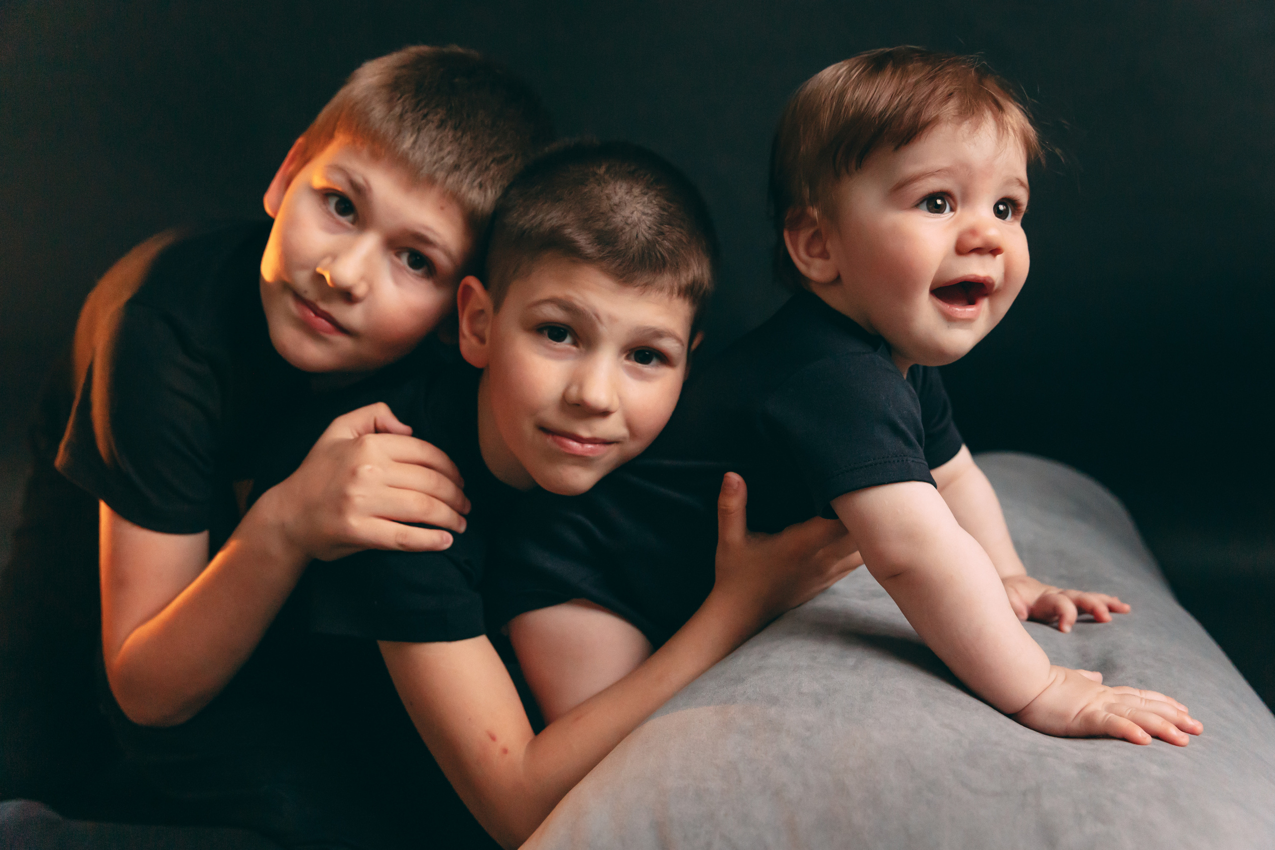 Катя и мальчики. Семейный фотограф в Санкт-Петербурге Алиса Мохова