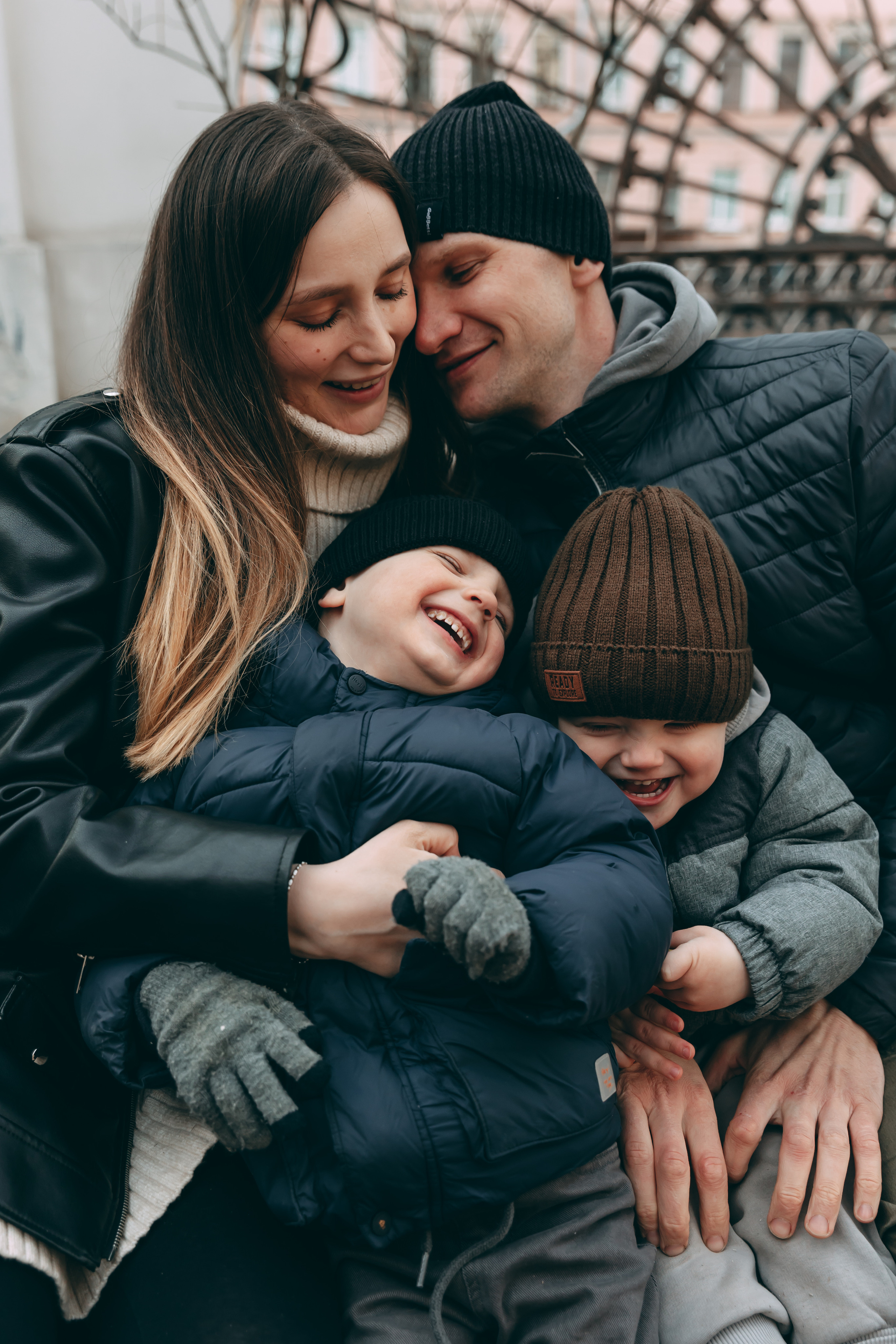 Катя и мальчики, Грифоны. Семейный фотограф в Санкт-Петербурге Алиса Мохова