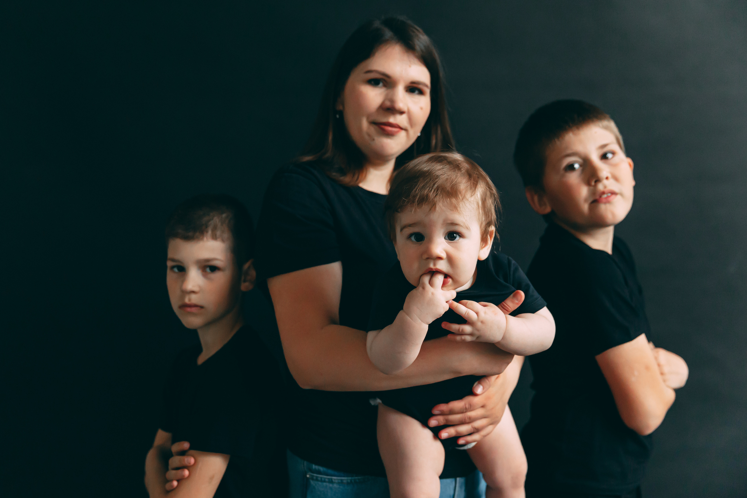 Катя и мальчики. Семейный фотограф в Санкт-Петербурге Алиса Мохова