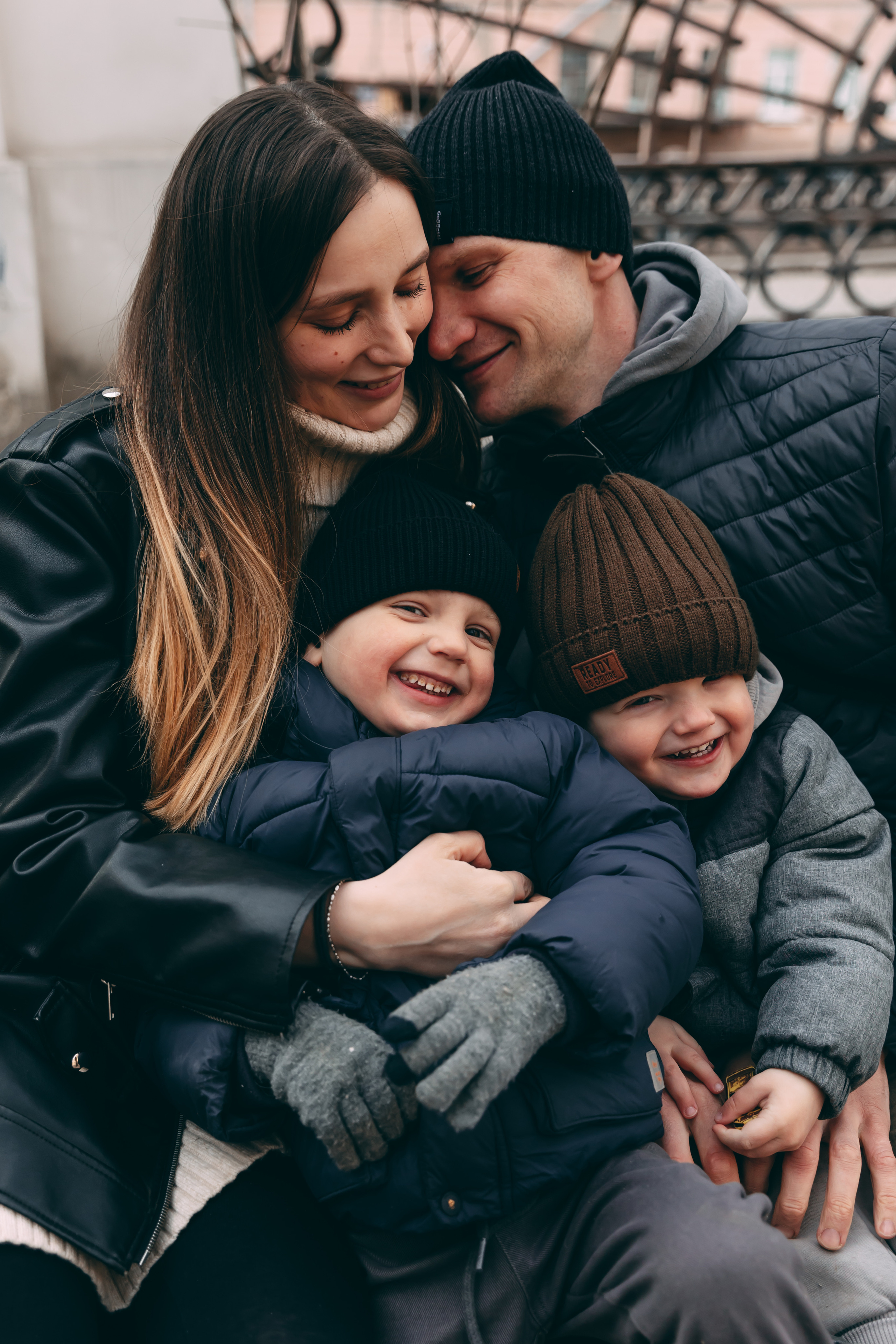 Катя и мальчики, Грифоны. Семейный фотограф в Санкт-Петербурге Алиса Мохова