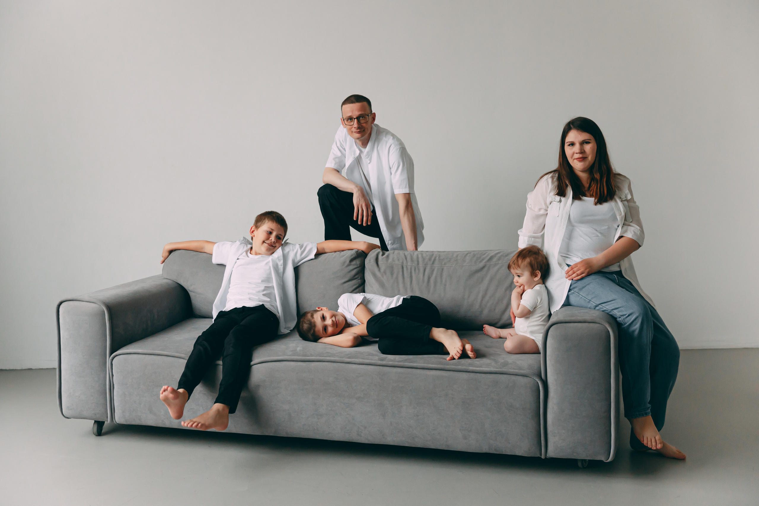 Катя и мальчики. Семейный фотограф в Санкт-Петербурге Алиса Мохова