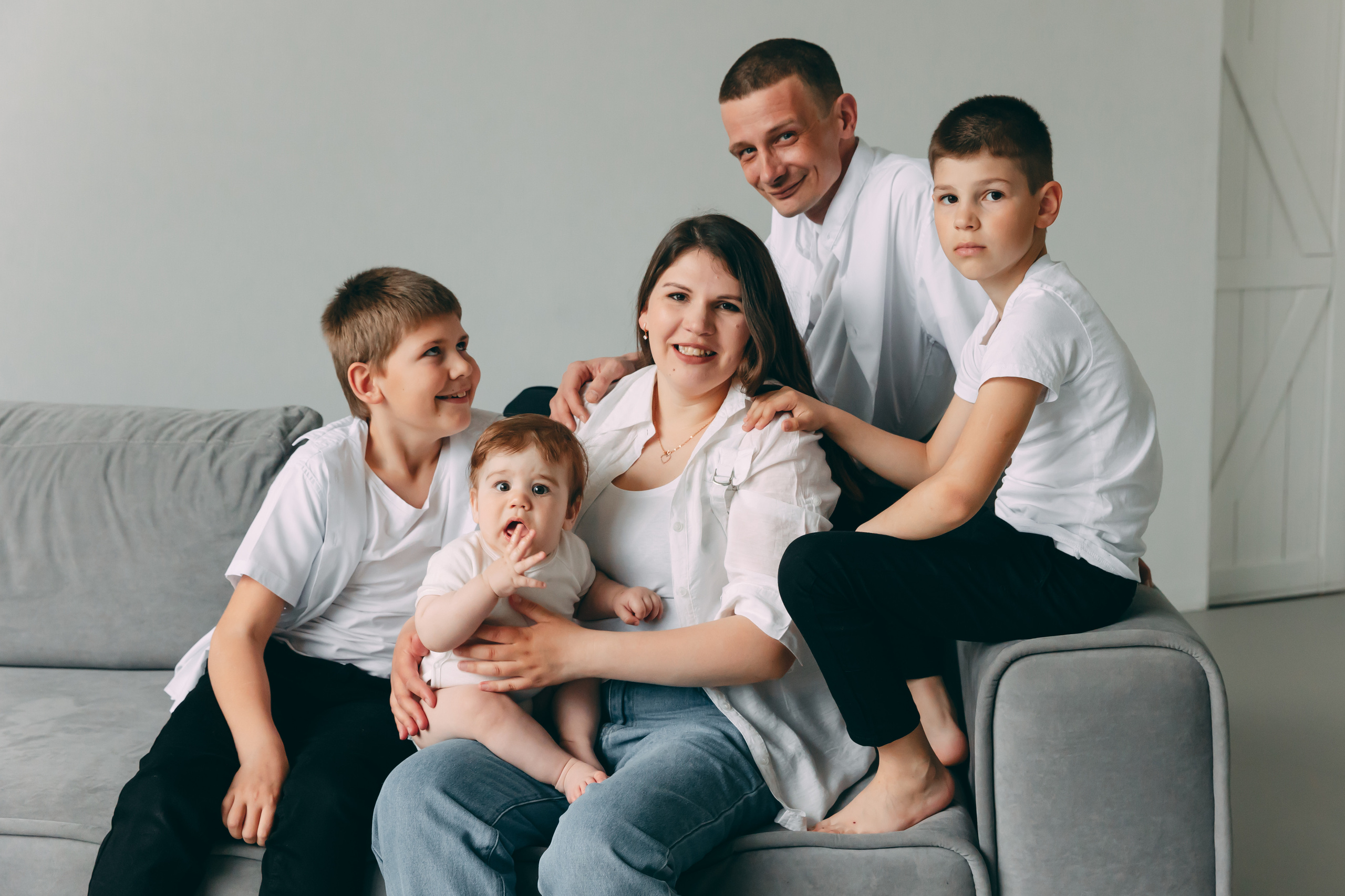 Катя и мальчики. Семейный фотограф в Санкт-Петербурге Алиса Мохова