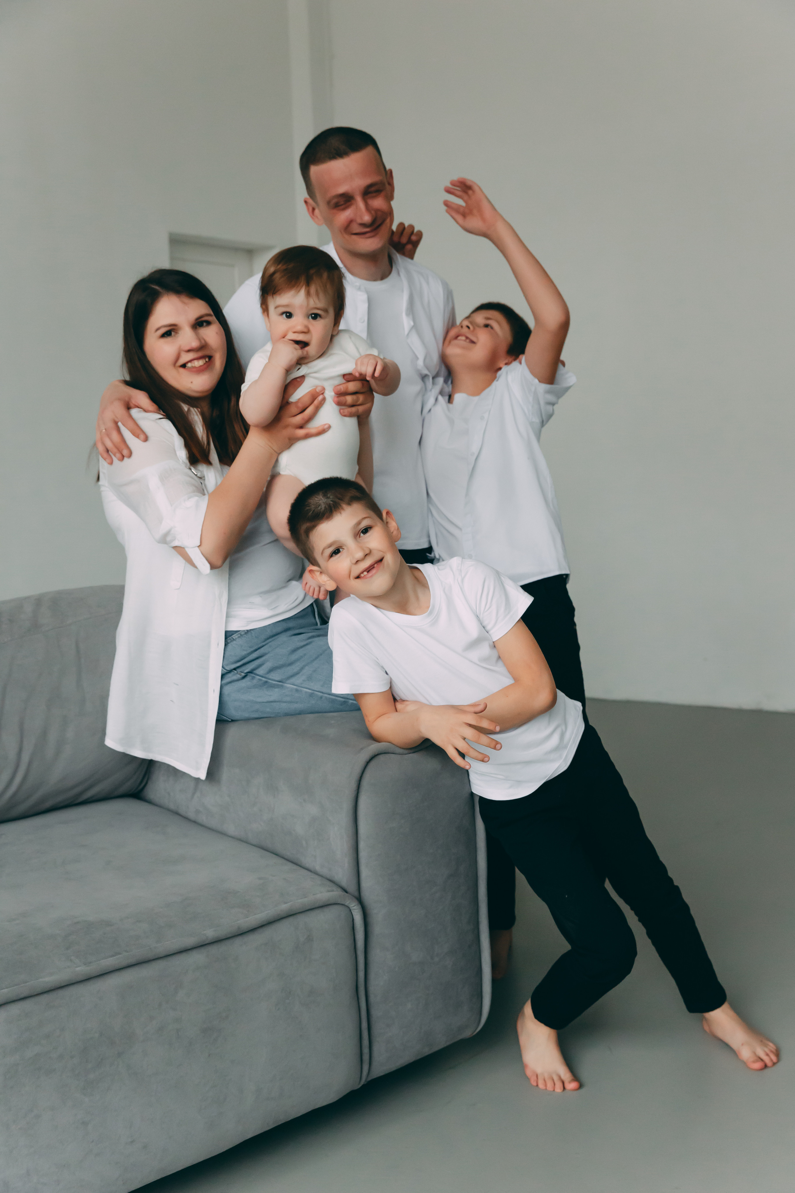 Катя и мальчики. Семейный фотограф в Санкт-Петербурге Алиса Мохова