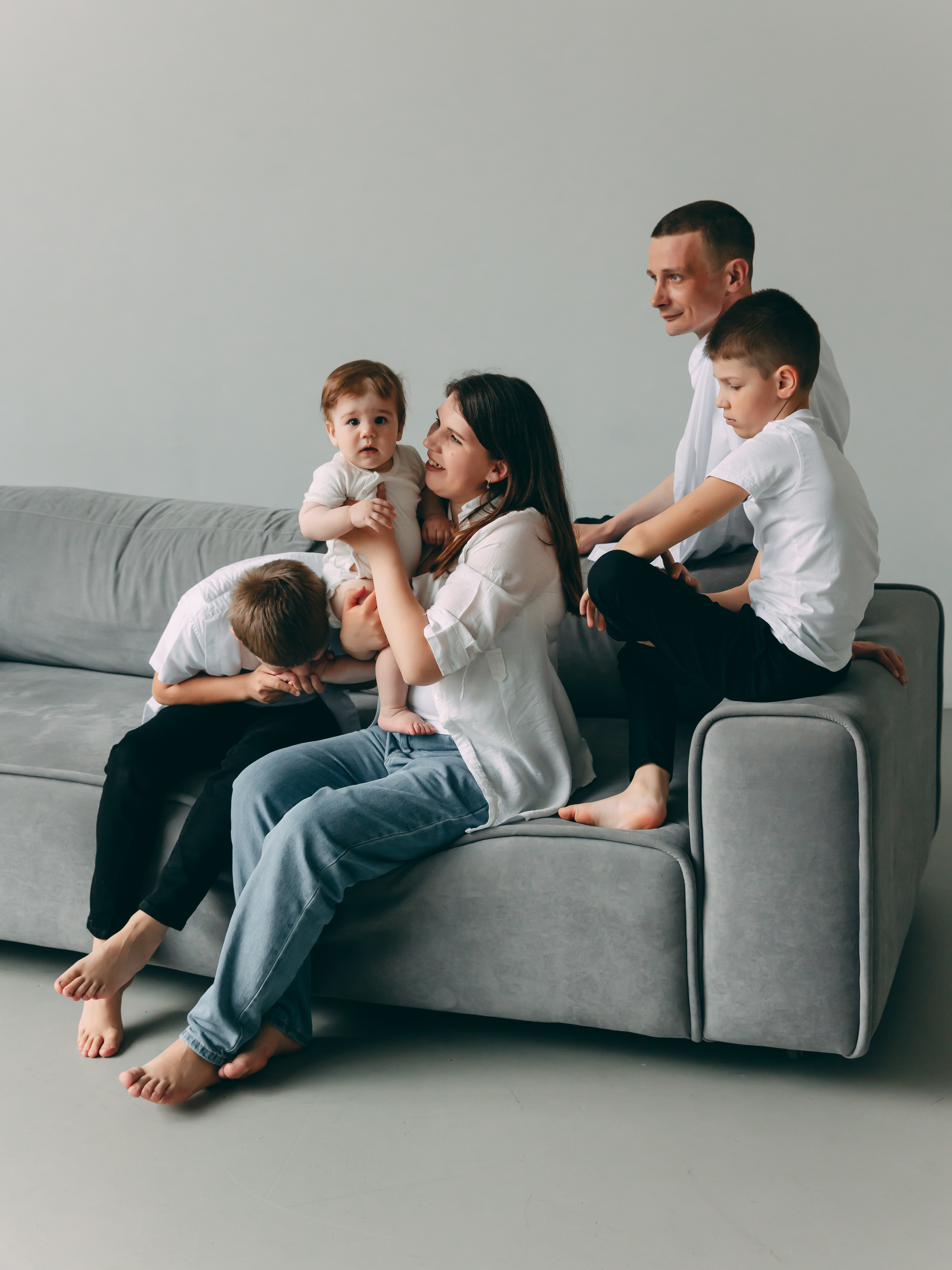 Катя и мальчики. Семейный фотограф в Санкт-Петербурге Алиса Мохова