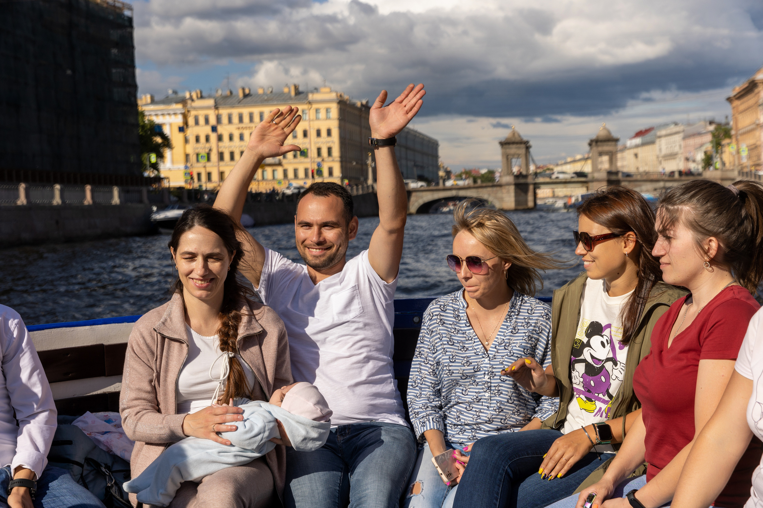 Летний корпоратив на кораблике. Фотограф в Санкт-Петербурге Закута Ольга