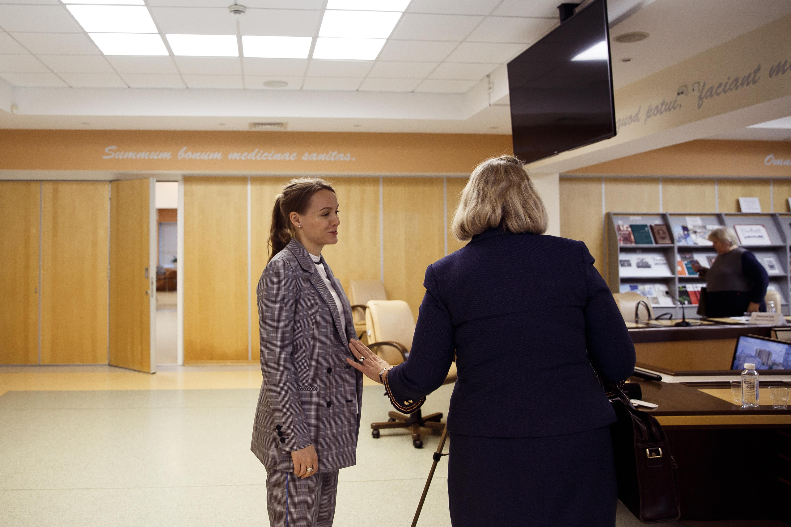 Защита в Алмазова. Фотограф в Санкт-Петербурге Закута Ольга