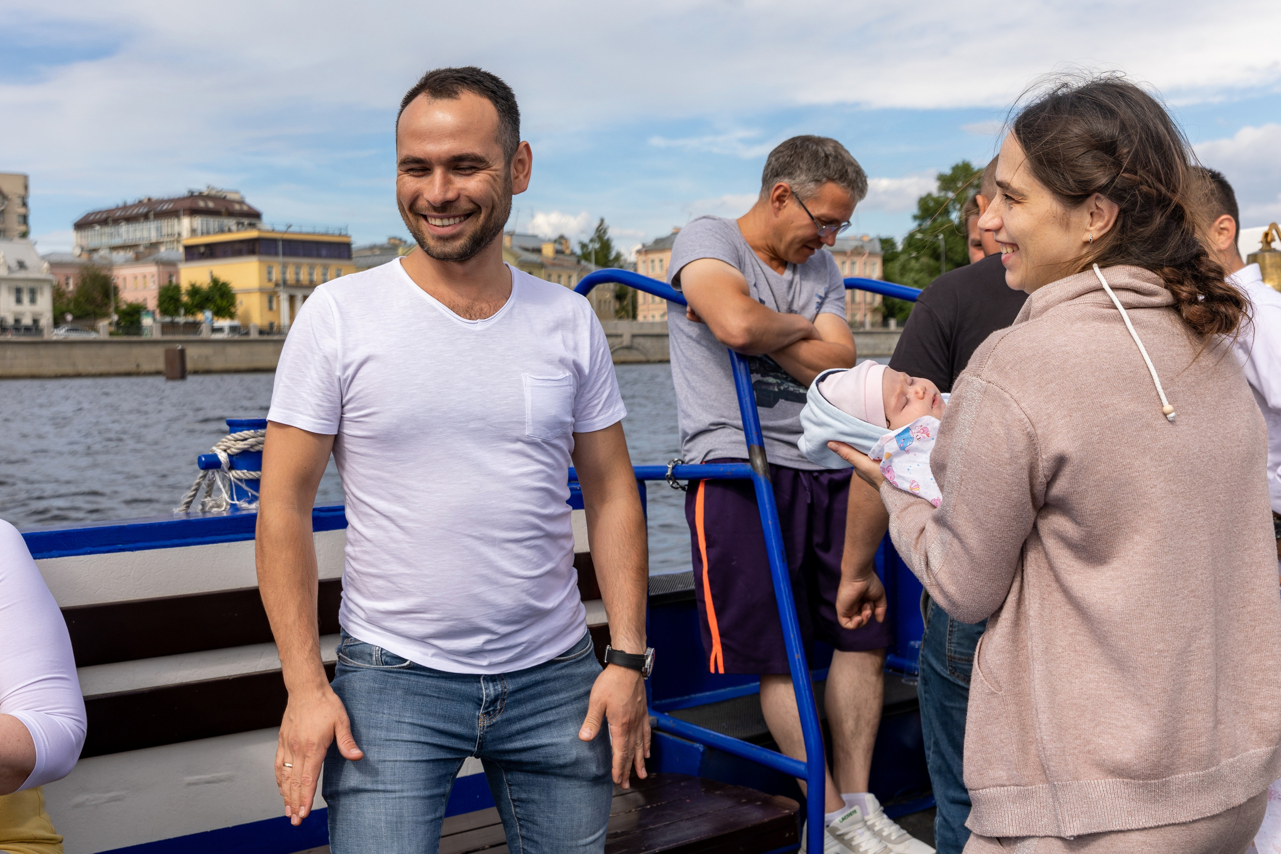 Летний корпоратив на кораблике. Фотограф в Санкт-Петербурге Закута Ольга