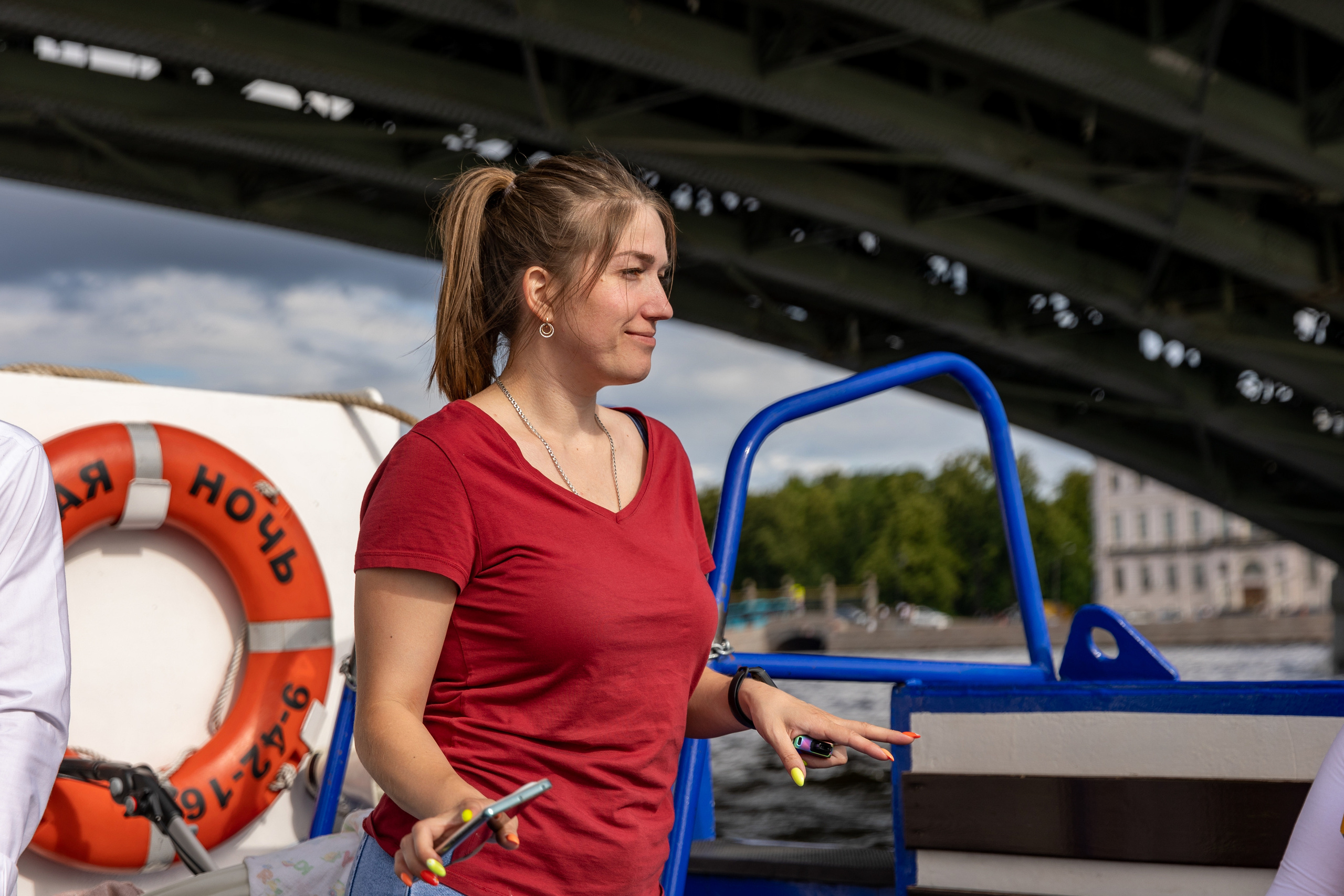 Летний корпоратив на кораблике. Фотограф в Санкт-Петербурге Закута Ольга