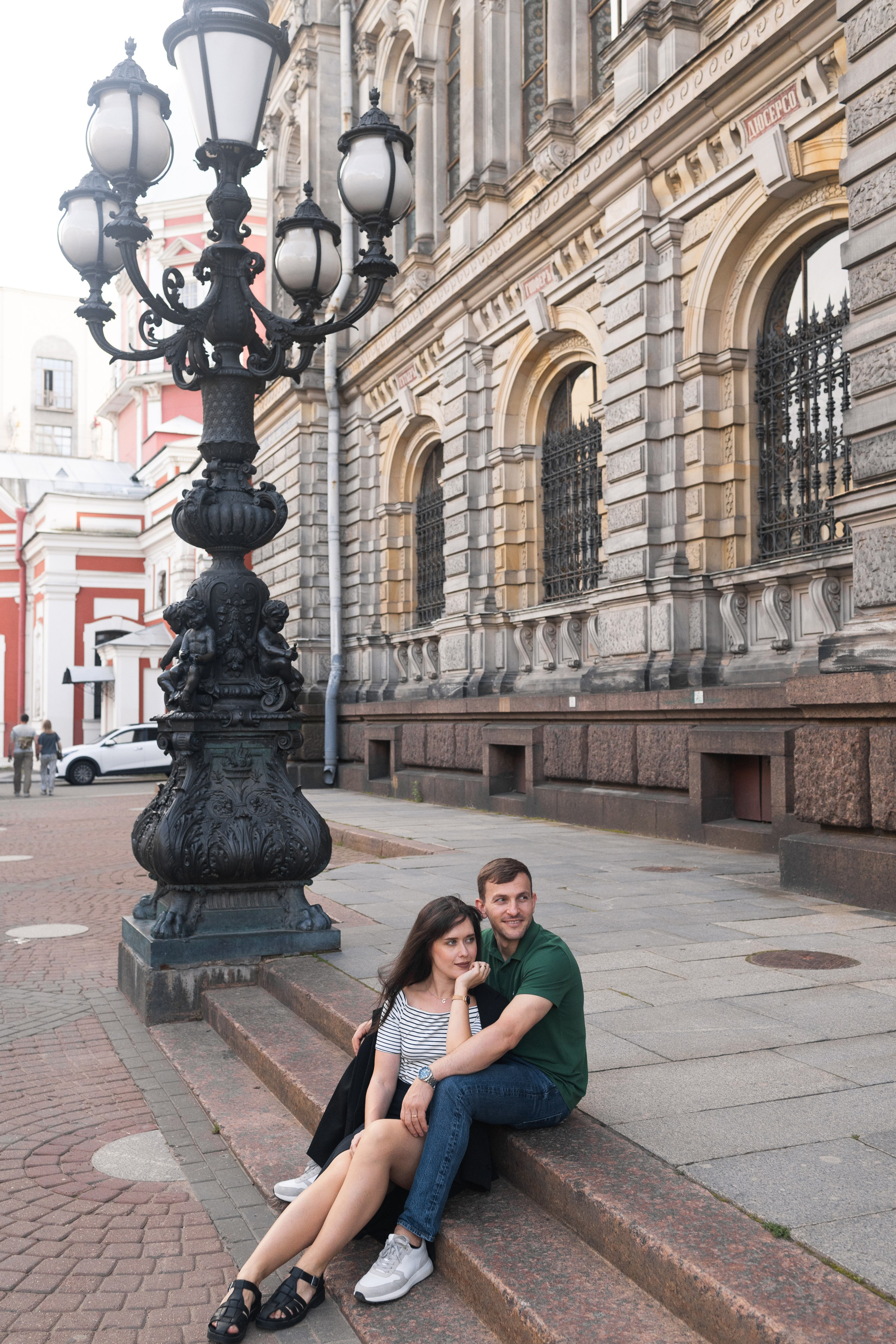 Любовь на улицах Питера. Портретный фотограф СПб, женский фотограф, минимализм и эстетика
