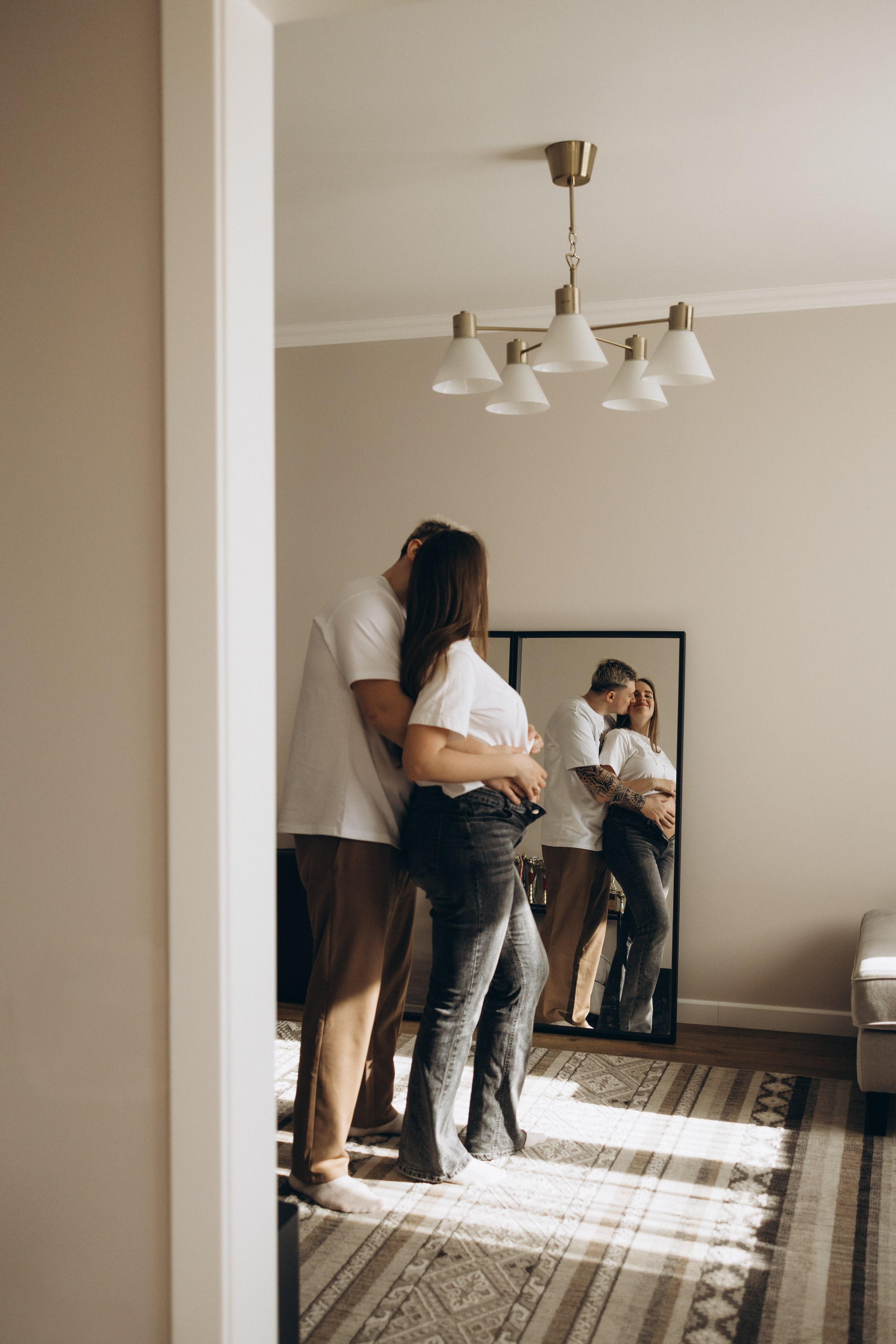 Фотосессия беременности дома. Семейный фотограф в Минске — Алина Тиханович