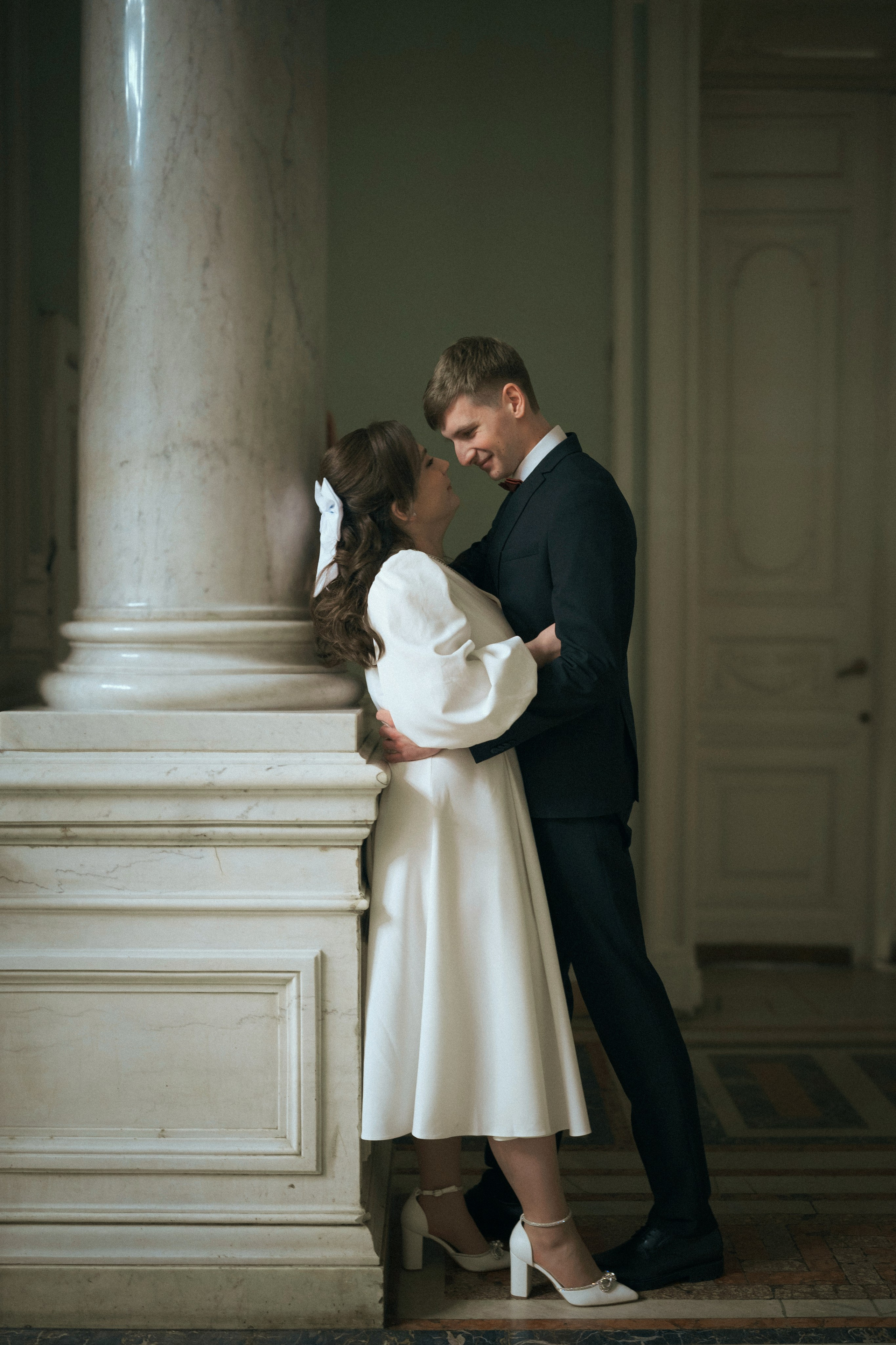 Дворец бракосочетания №1 - Фотосессия вечером в феврале в ЗАГСе