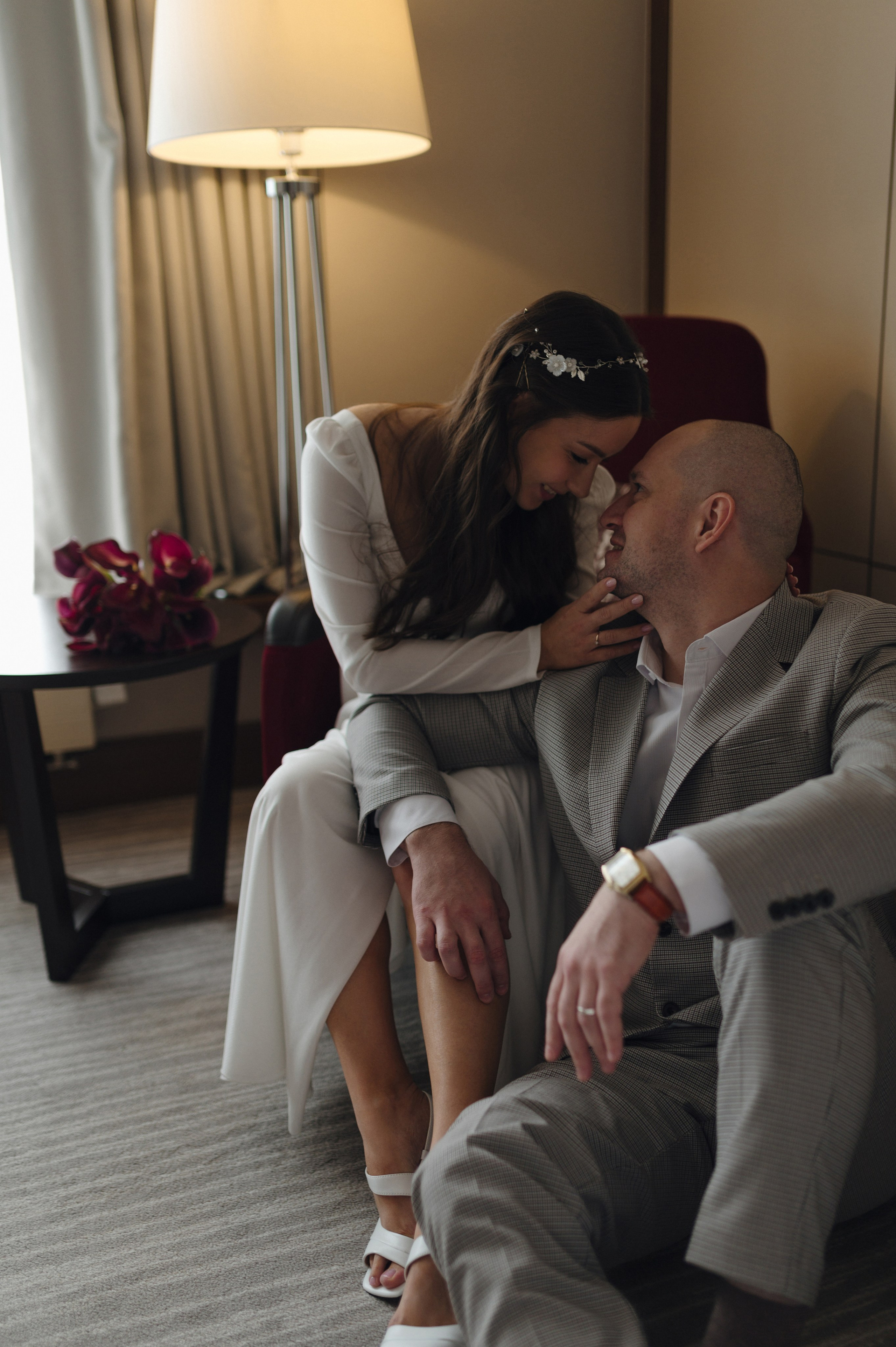 Яна и Борис, Грибоедовский ЗАГС. Свадебный фотограф Москва и Санкт-Петербург. Анастасия Чудина