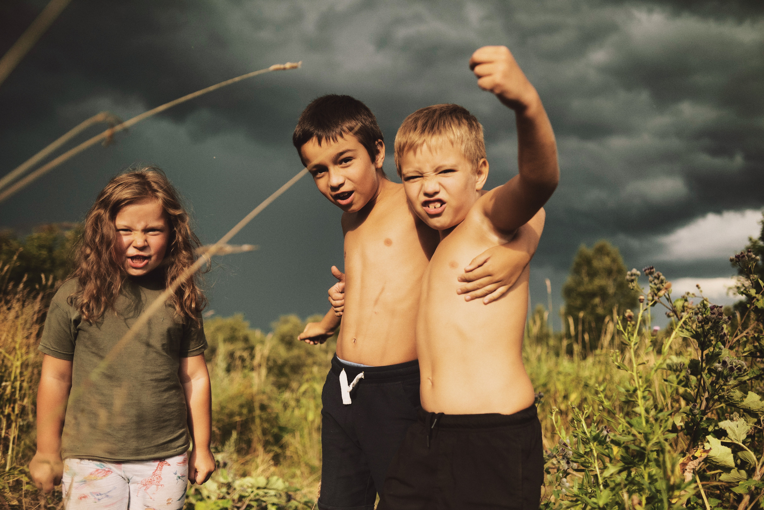 Летние каникулы в деревне. May the numbers guide us