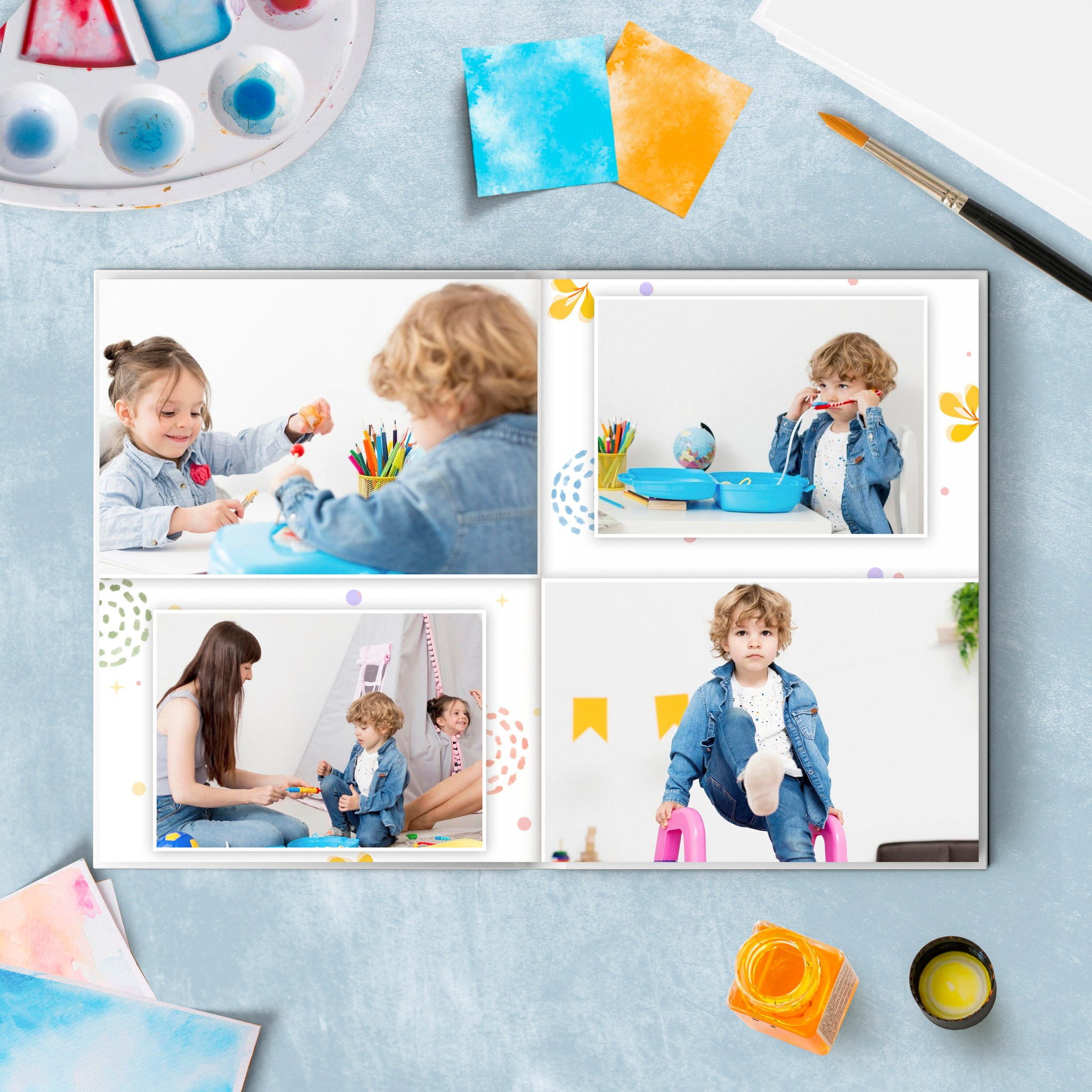 Дизайн альбомов для детского сада. Детский и семейный фотограф   г. Краснодар