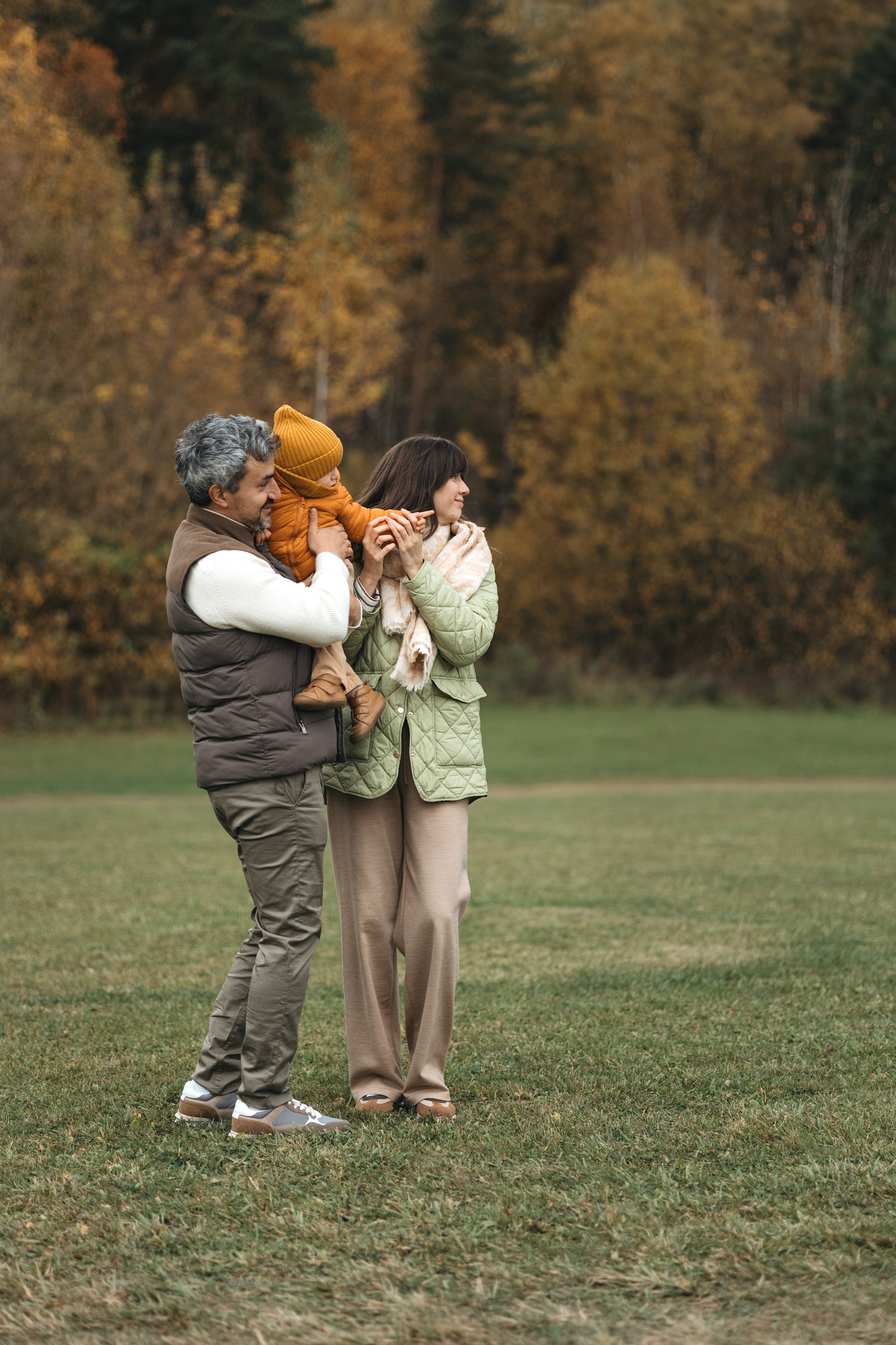 Осенняя семейная съемка. Фотограф Анималист в Москве Анастасия Жучкова