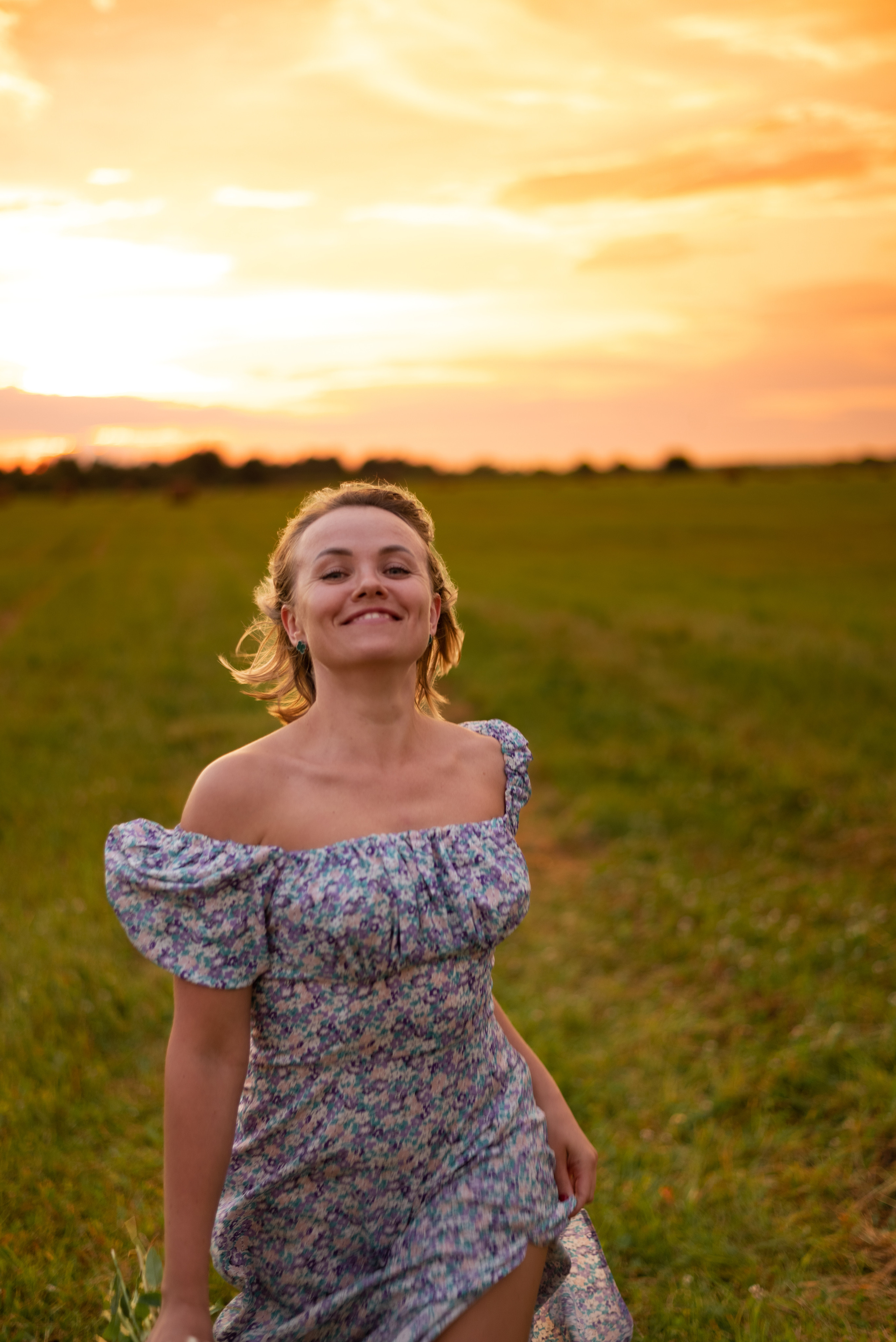 На закате. Фотограф Наталья Горелова. Мирный, Плесецк, Архангельск