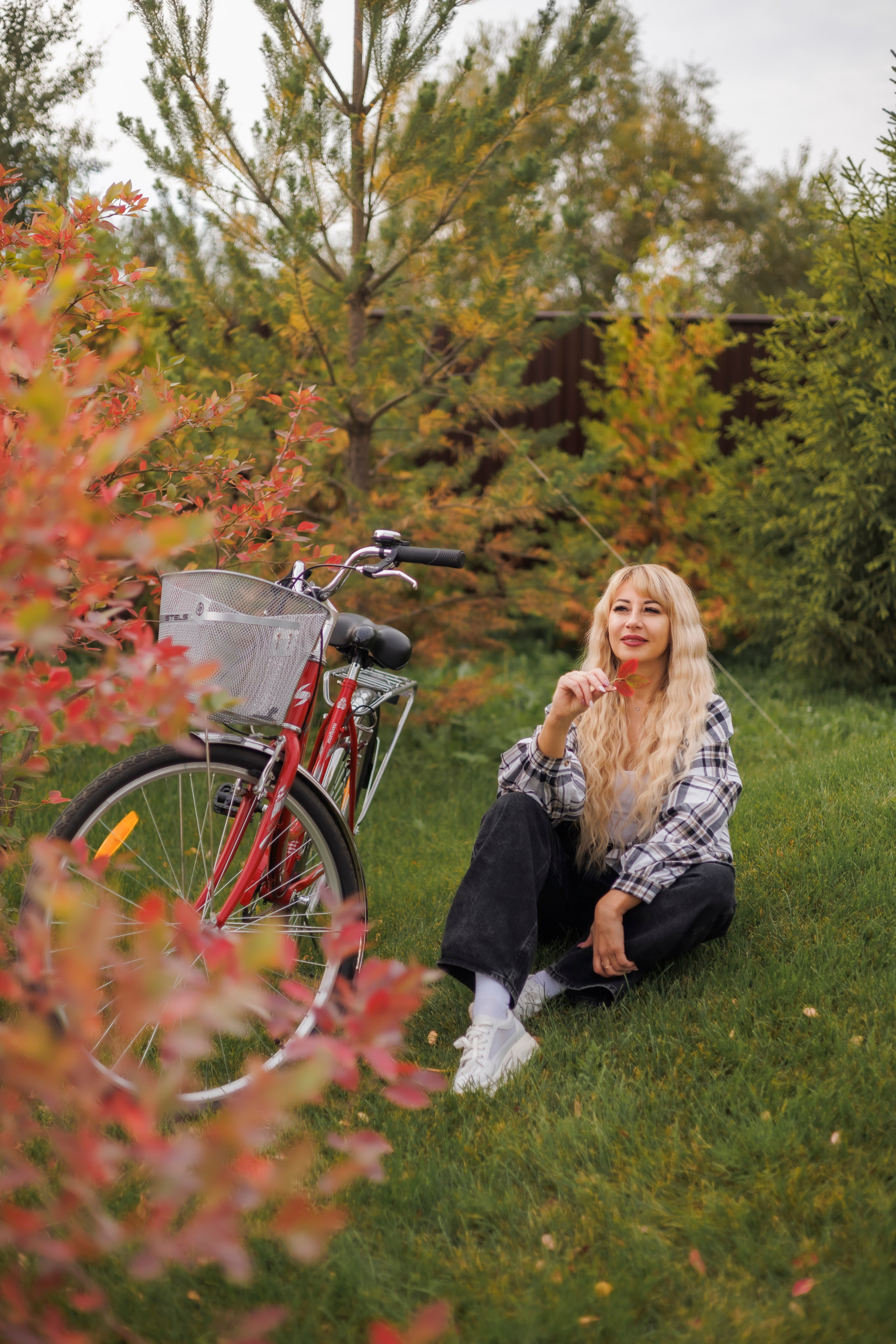 Гармонд " Осенняя прогулка на велосипеде». Женский и семейный фотограф в Москве и Московской области Наталья Минт