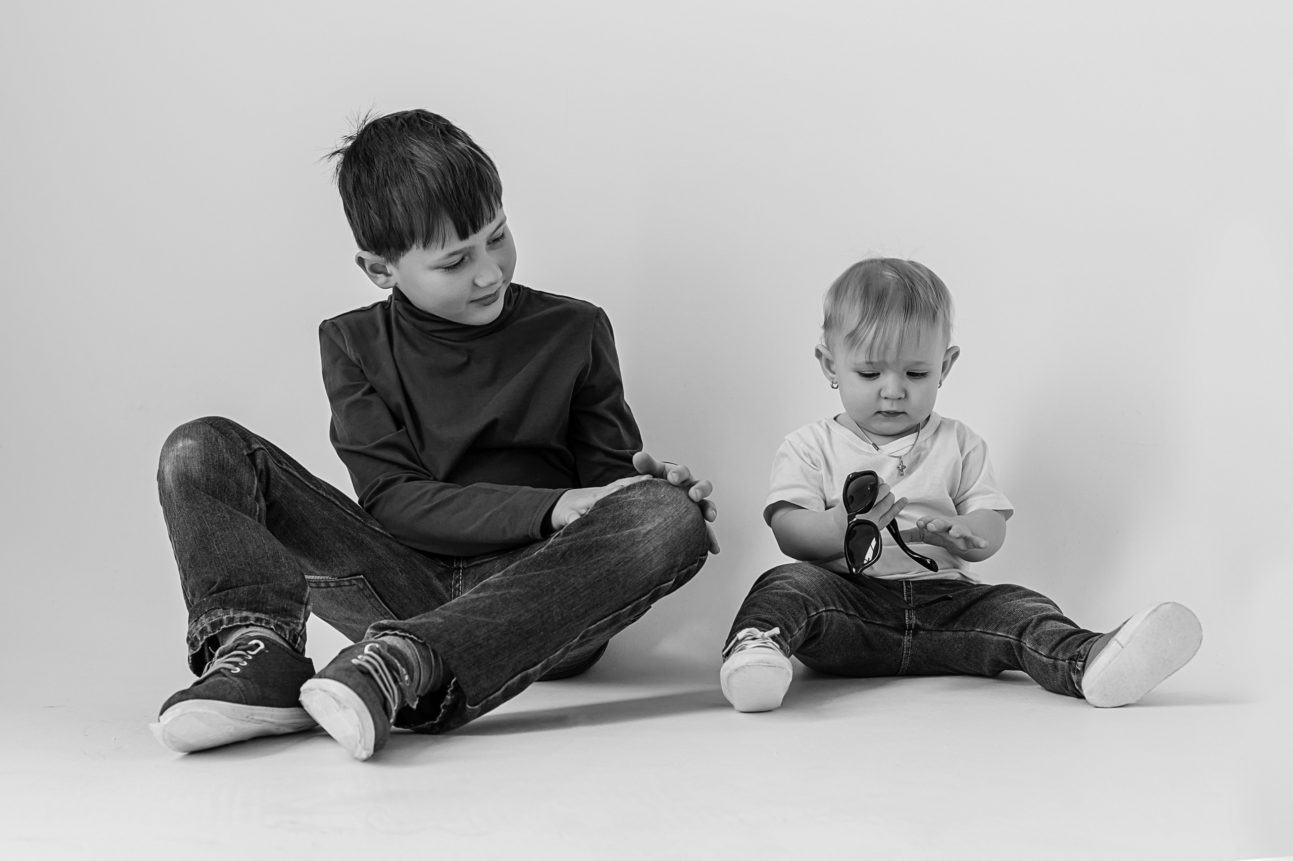 Портреты ЧБ. Детский и семейный фотограф в Бердске и Новосибирске Дарья Гребнева