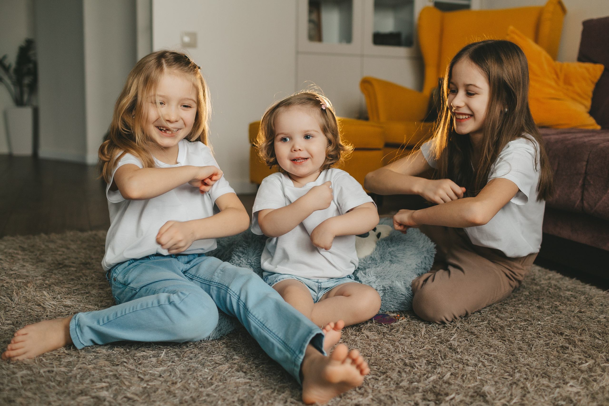 Семья Пети и Алёны (домашняя фотосессия). Семейный и детский фотограф и видеограф в Москве, Дрокина Наталья