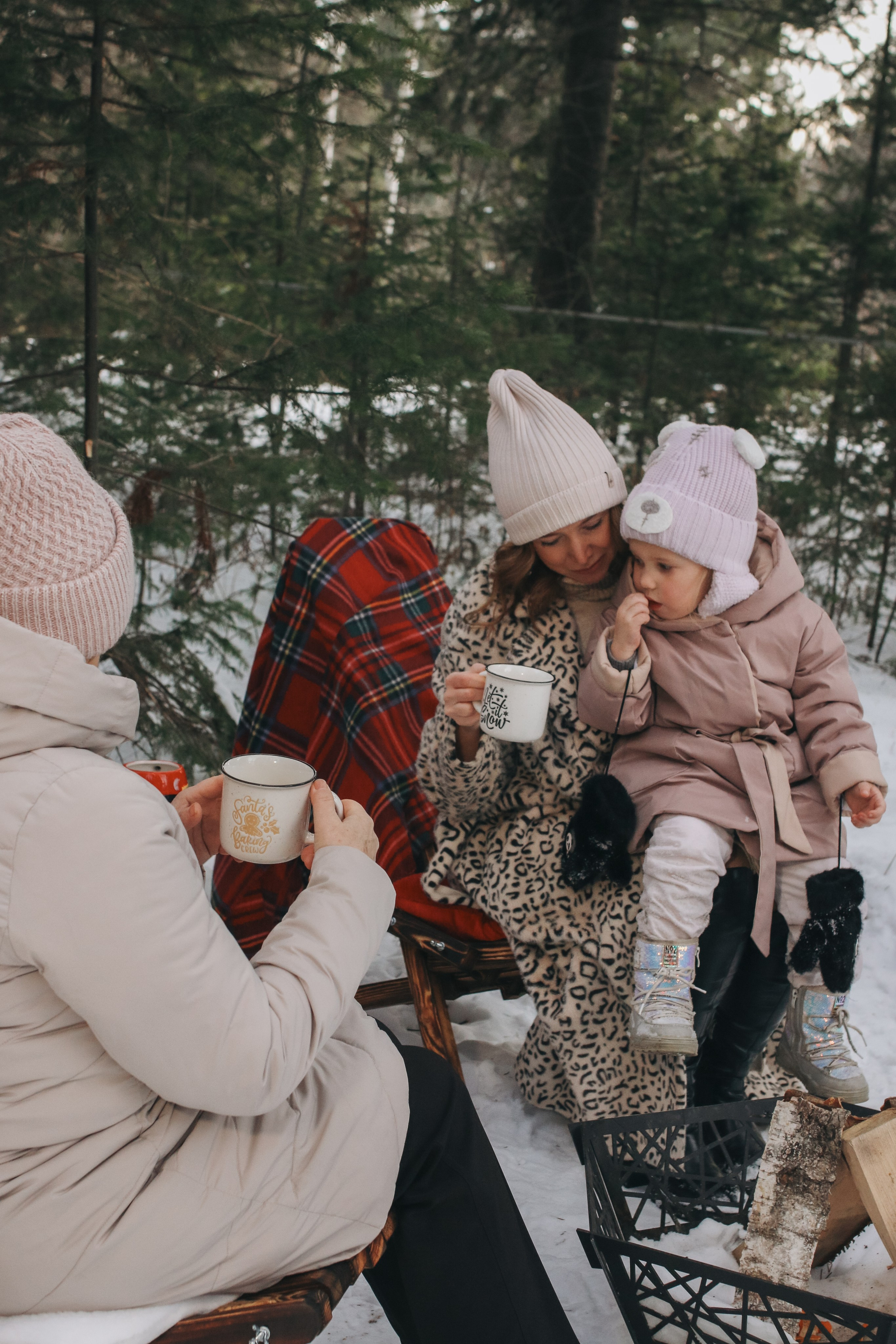 Лес зима. Семейный фотограф в Кемерово Мария Дорожко