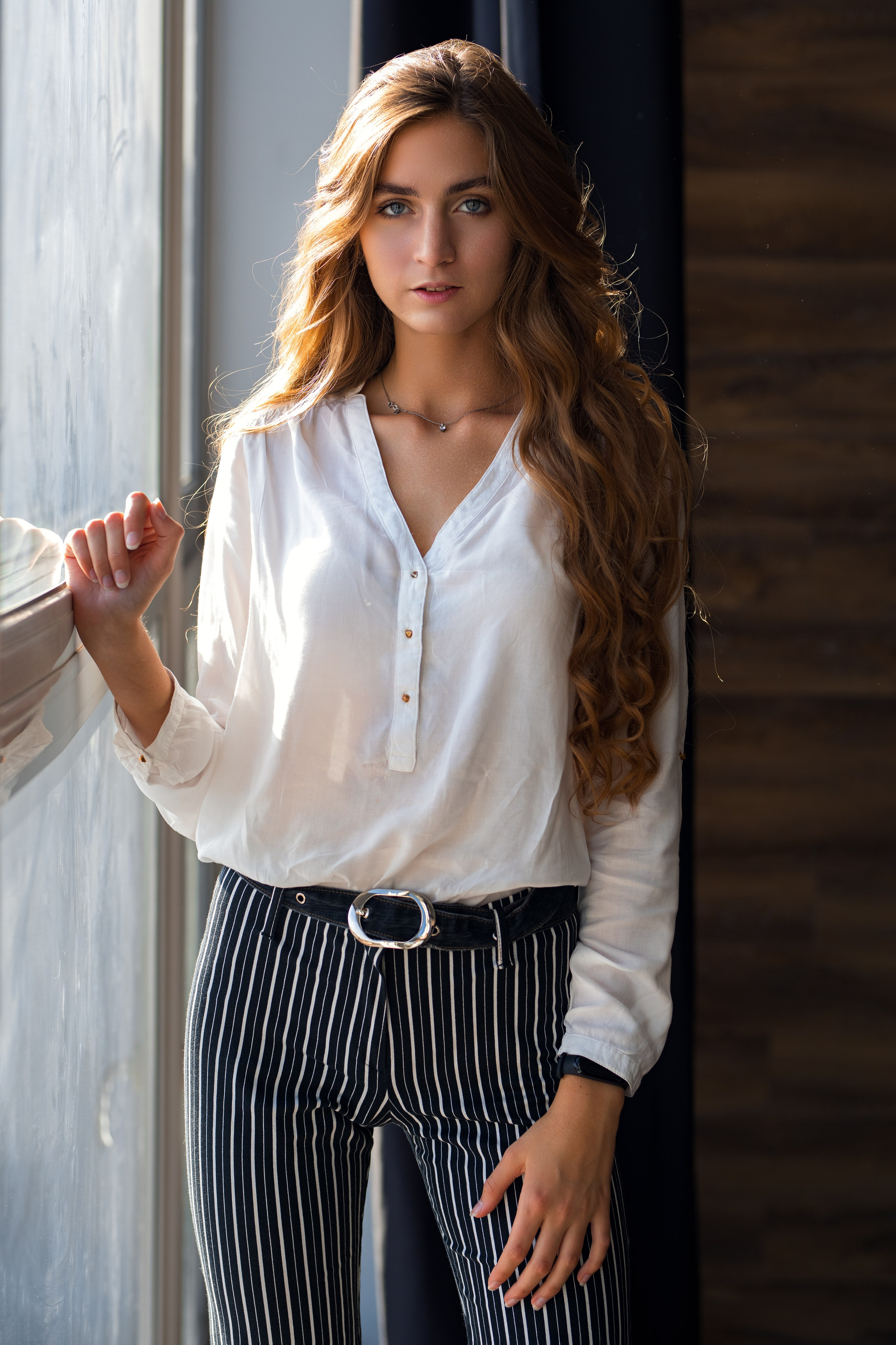 Фотосет с Дианой в интерьерной студии и в парке для «себя»