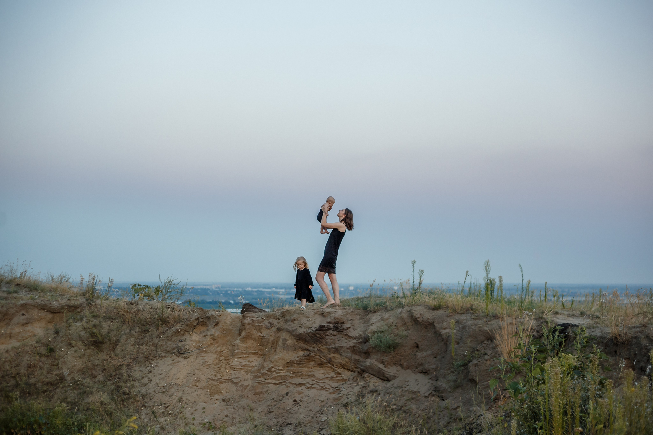 Закат в карьере. Семейный фотограф в Саратове Юлия Охотникова