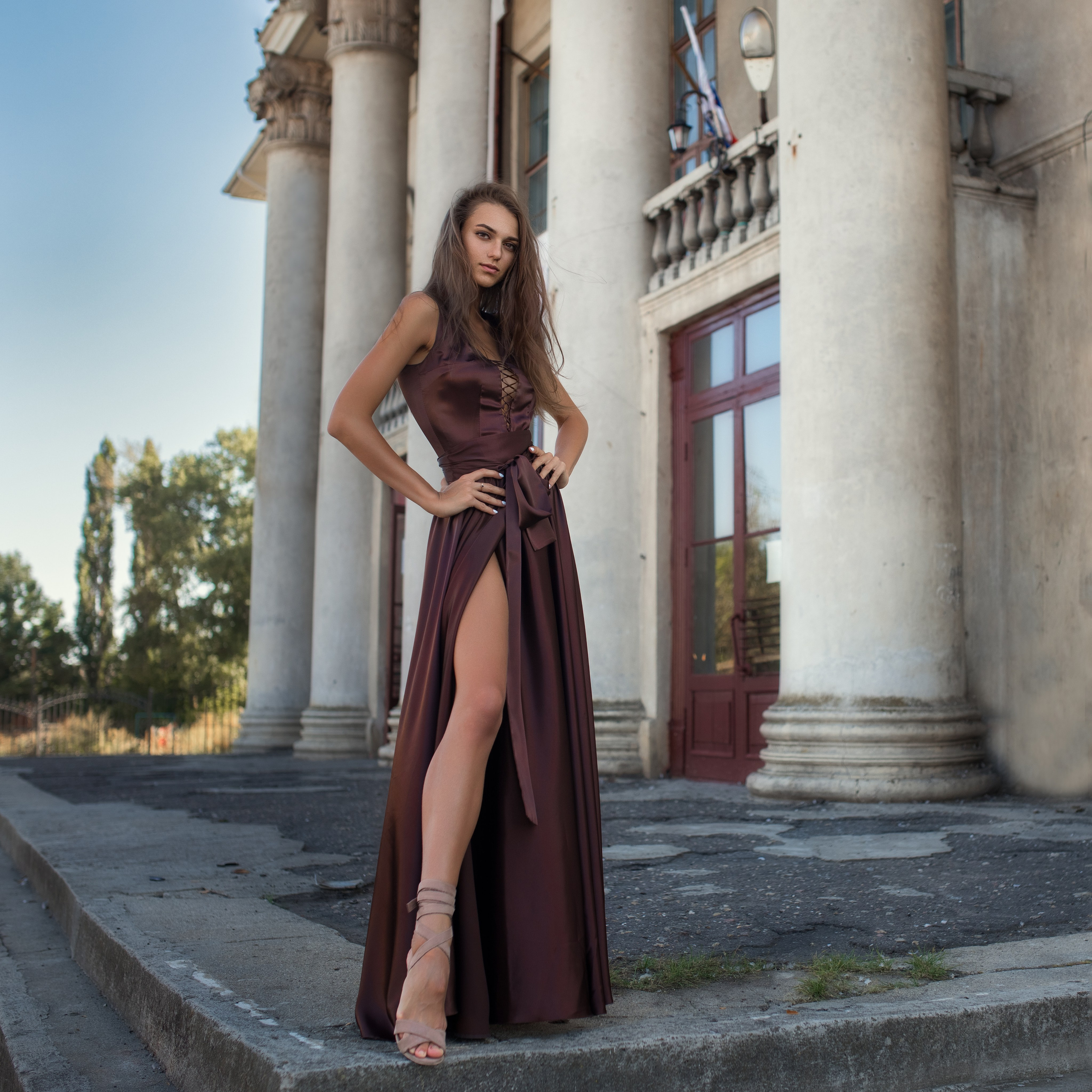 Фотосет у дома культуры в с. Стрелица и в Белом Колодце с Маргаритой для «себя»