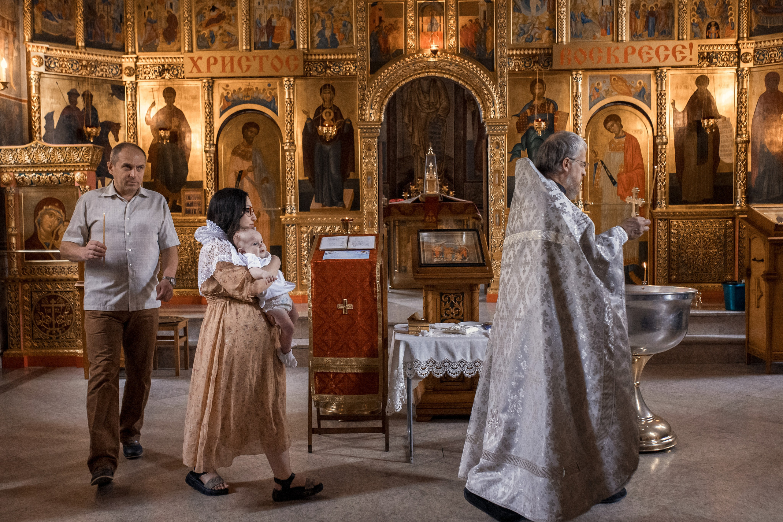 Фотограф на Крещение в Храме Сергия Радонежского на Рязанке. Профессиональный фотограф в Москве и Мо Мария Шантарёва