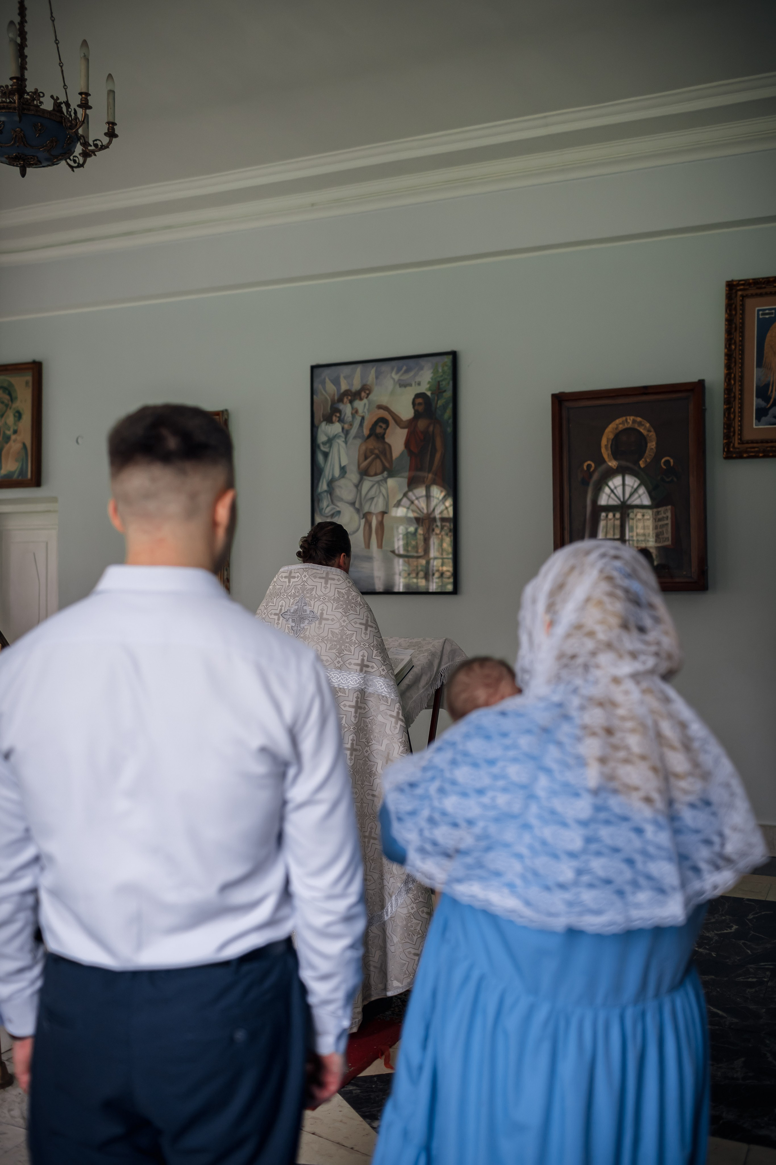 Крещение в Храме Влахернской иконы Божией Матери в Кузьминках. Профессиональный фотограф в Москве и Мо Мария Шантарёва