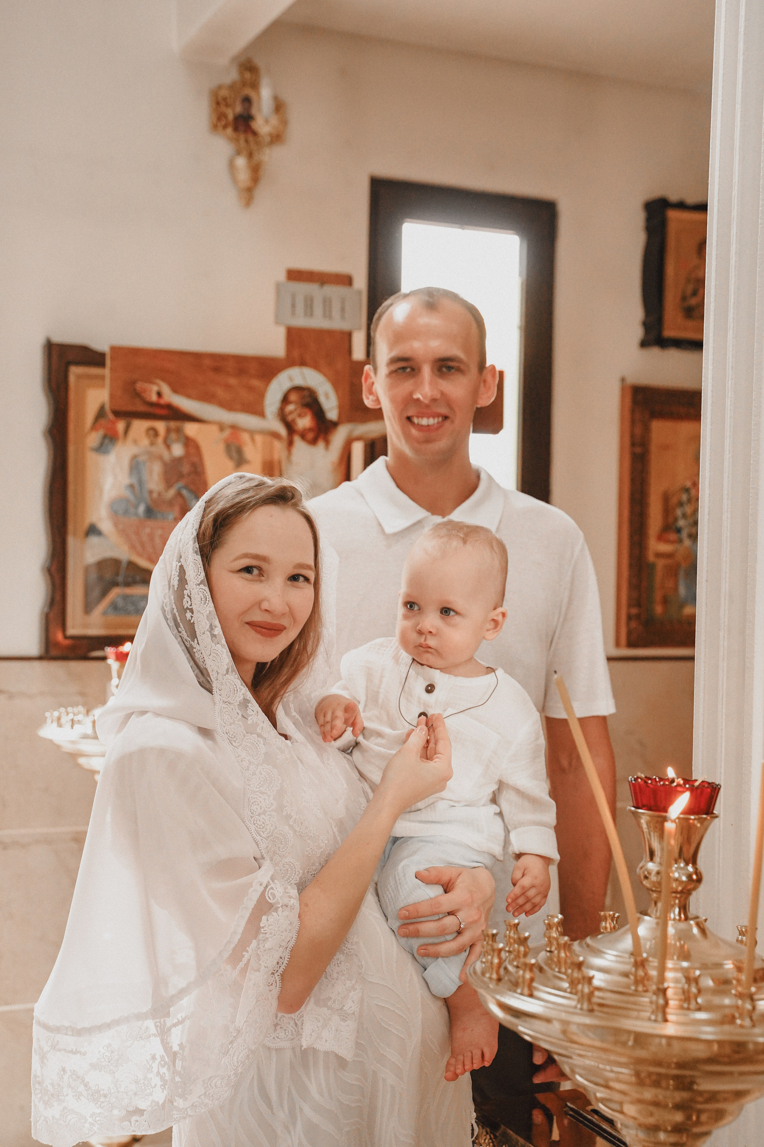 Крещение Лёвы. Семейный и женский фотограф в Краснодаре Анастасия Приймак