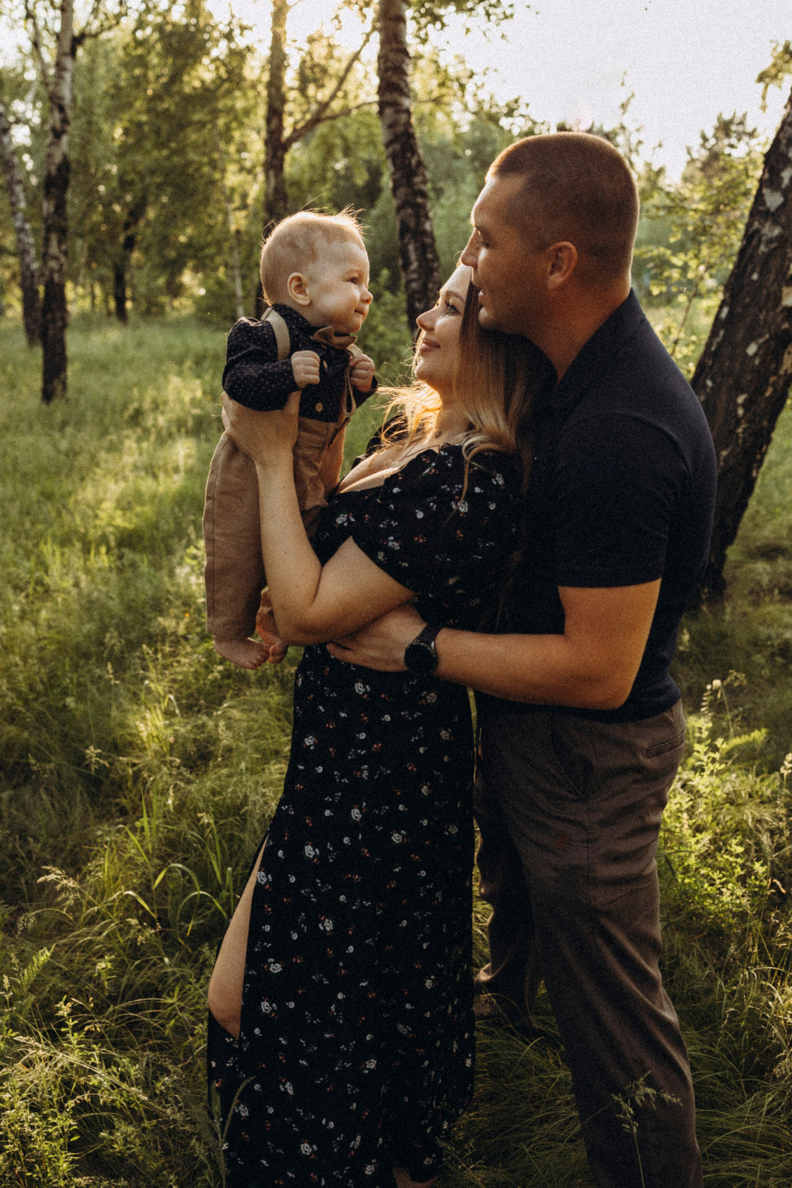 Тёплый вечер для троих. Lifestyle семейный и детский фотограф в Омске Иванова Екатерина