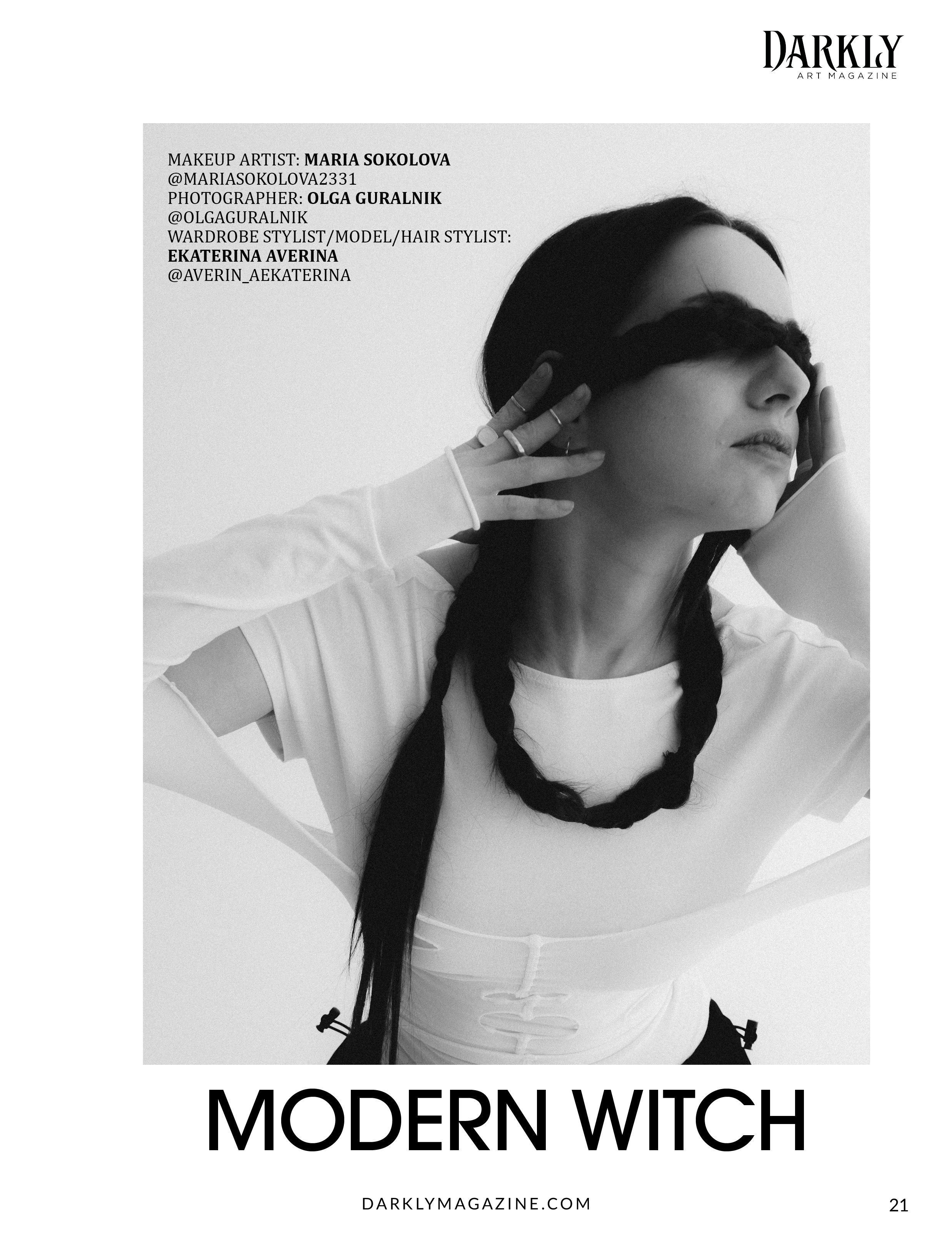 Modern witch. DARKLY MAG. Портретный фотограф в Иванове Ольга Гуральник