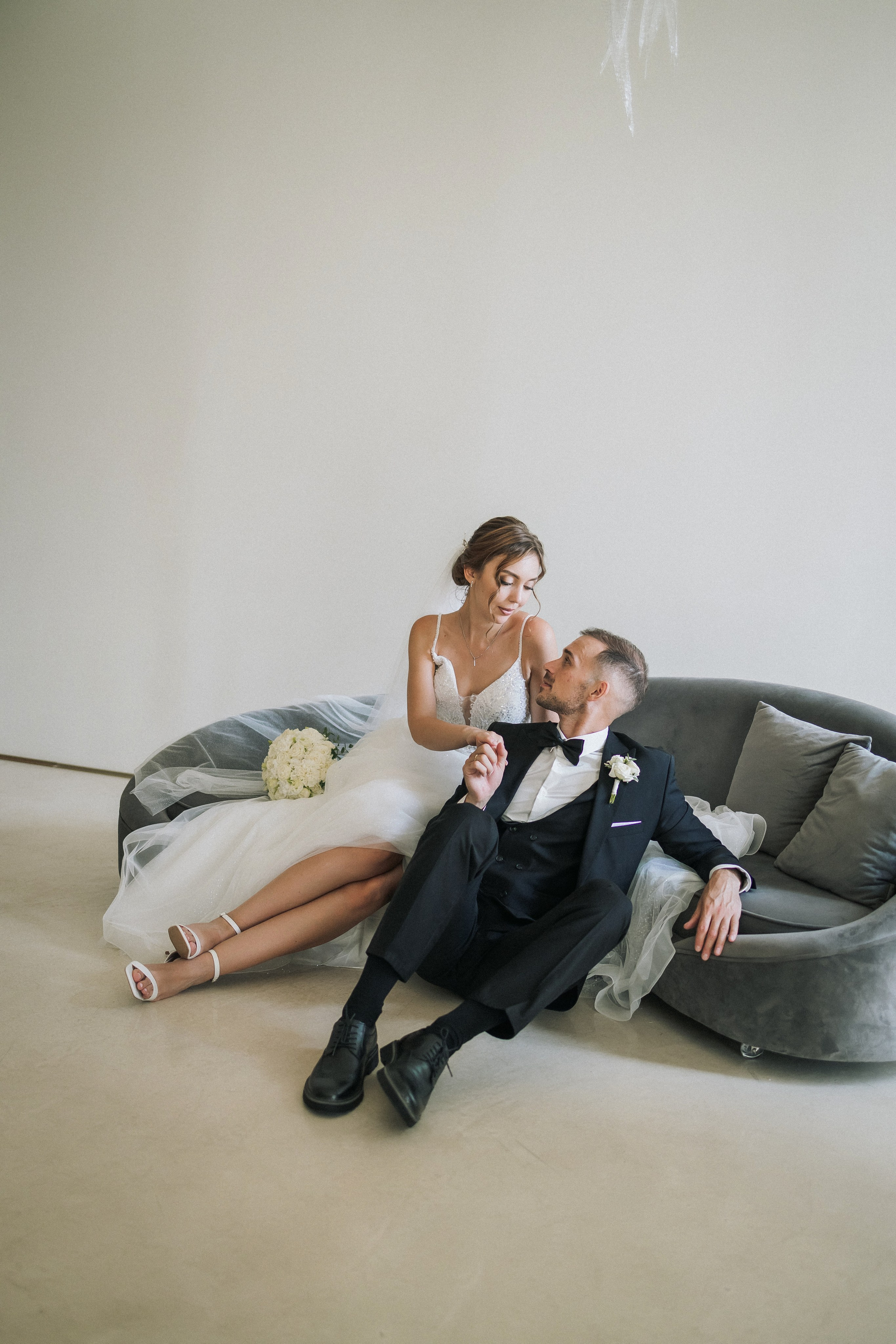 Свадебная прогулка Екатерины и Евгения. Свадебная фотография. Арина Рубах