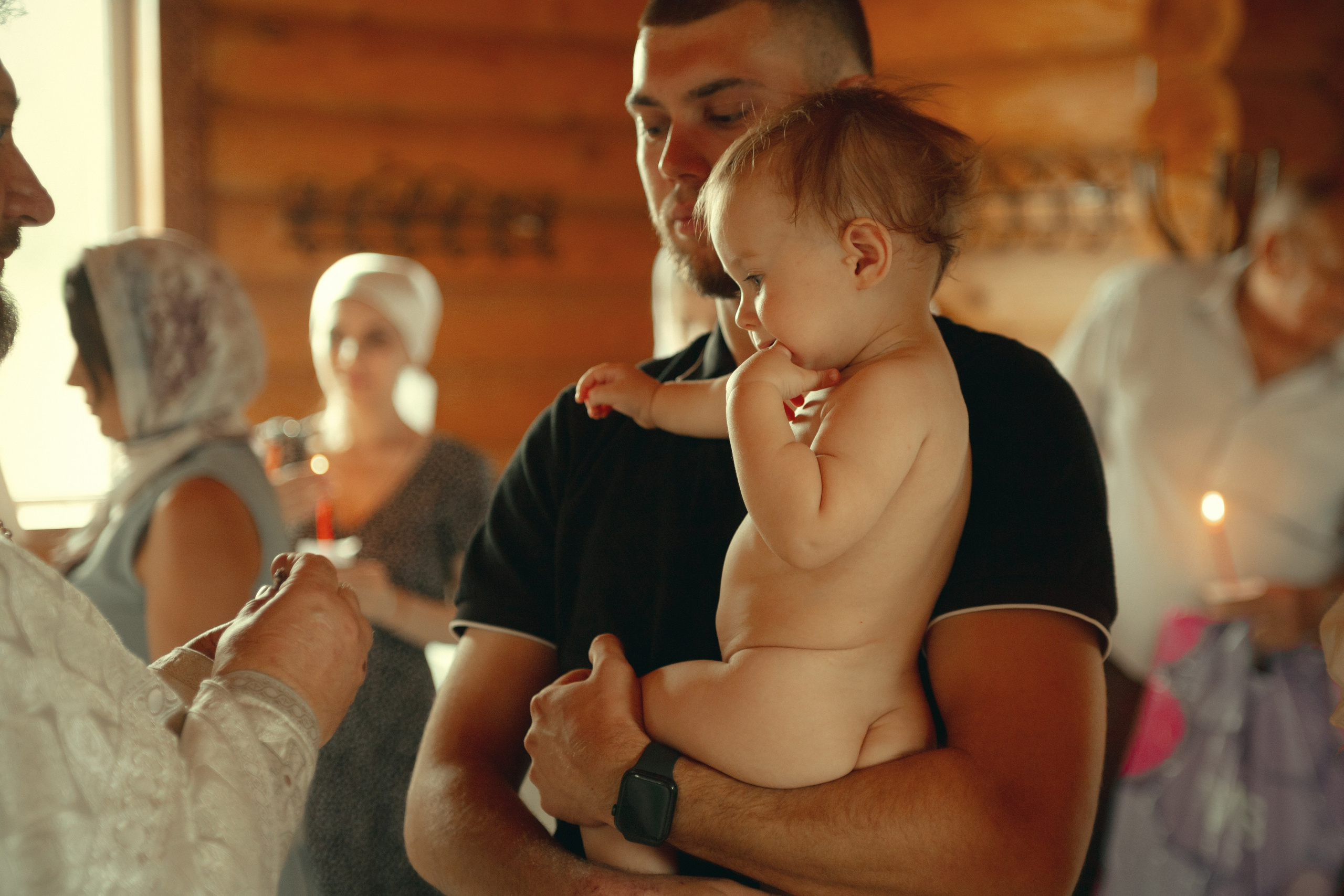 Крещение Александра Храм блаженной Матроны Московской. Фотограф новорожденных Оренбург Оксана Трофимова