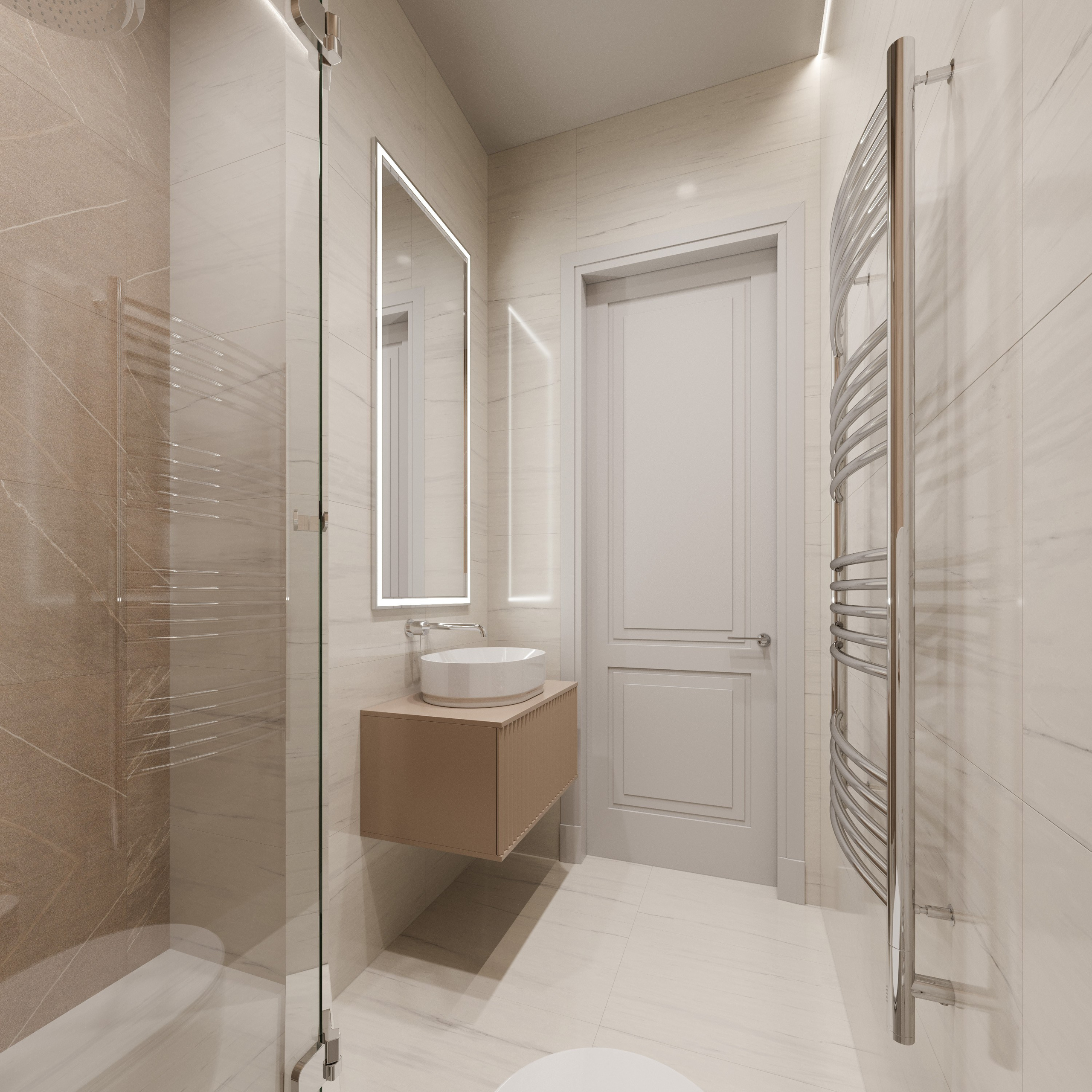 Дизайн-проект Квартиры в Стиле Неоклассика | 3D Визуализация Пространства и Света. Визуализатор интерьера в Москве | Брагин Кирилл