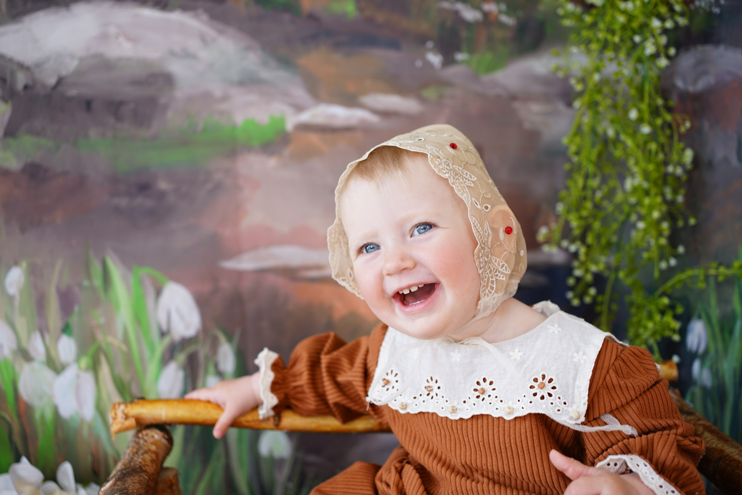 Фотозоны на ХОЛСТЕ. Детская Фотостудия ГОДОВАСИКИ в Санкт-Петербурге фотосесия на годик